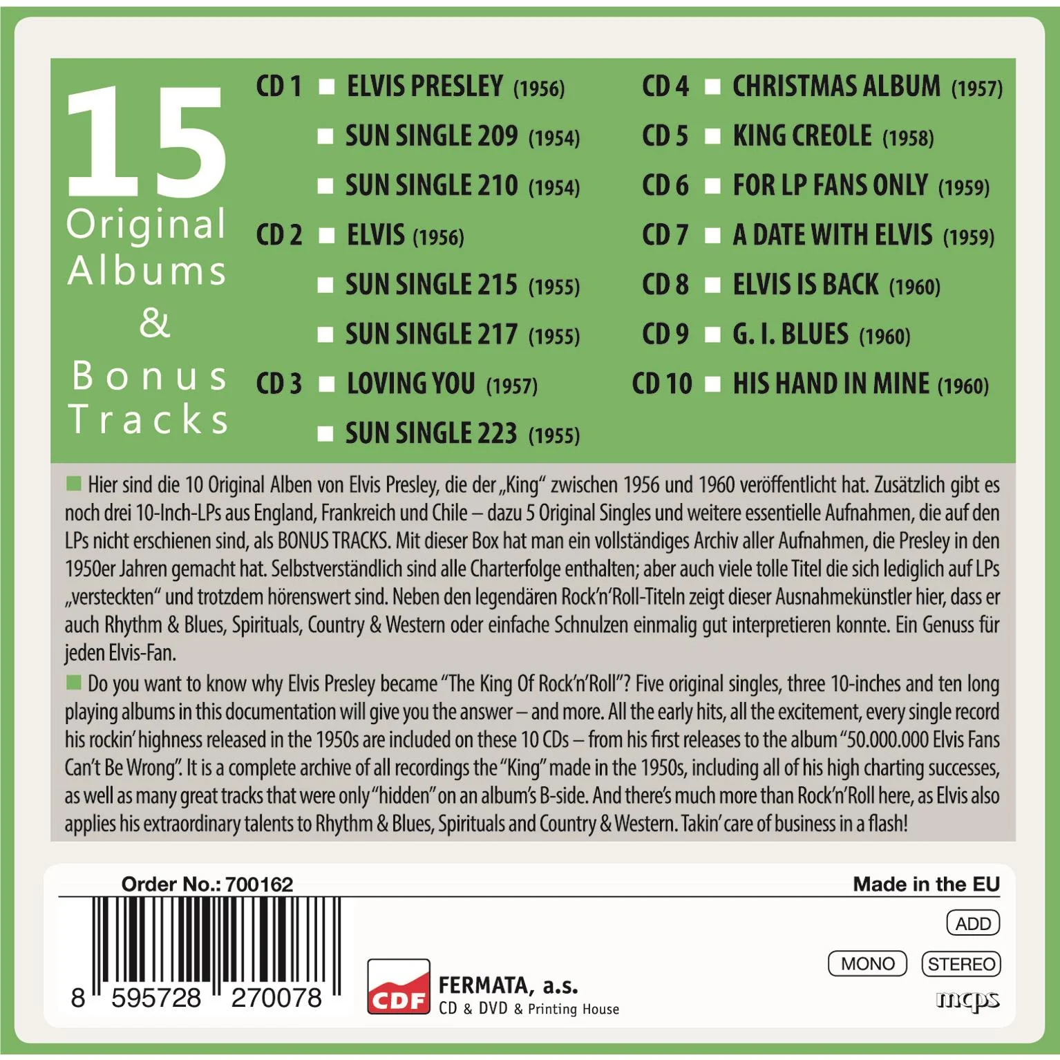 Elvis Presley: 15 Original Albums - Image 2