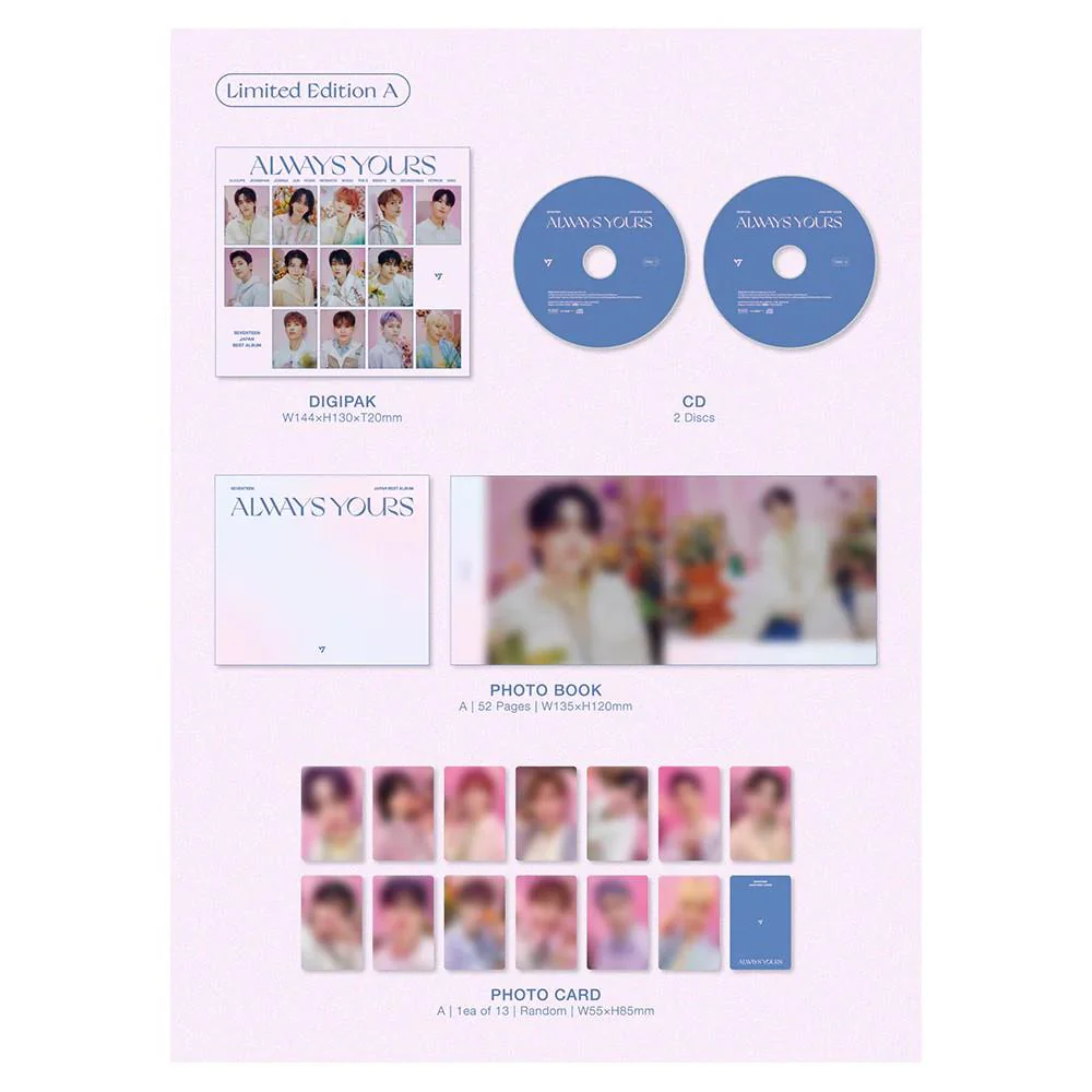 Seventeen Japan Best Album [Always Yours] Ltd Edition A