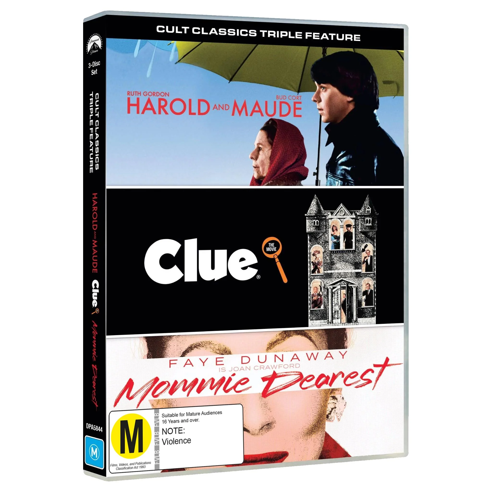 Cult Classic Triple (Harold & Maude/Clue/Mommy Dearest) - Image 2