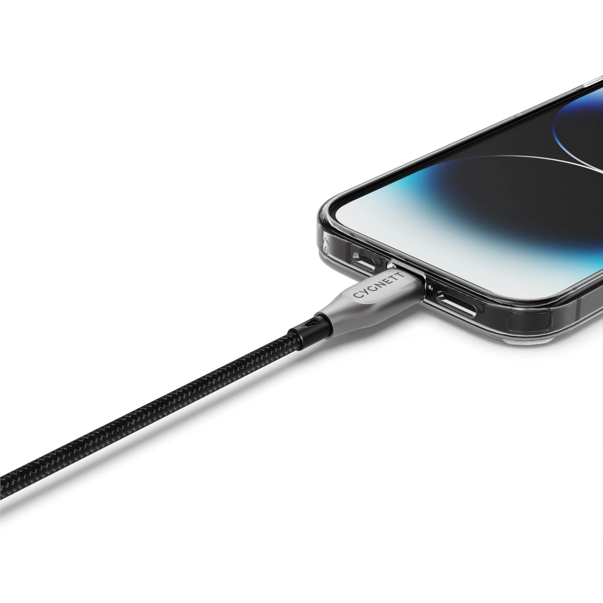 Cygnett Armoured Lightning to USB-C Cable (1m) [Black] - Image 2