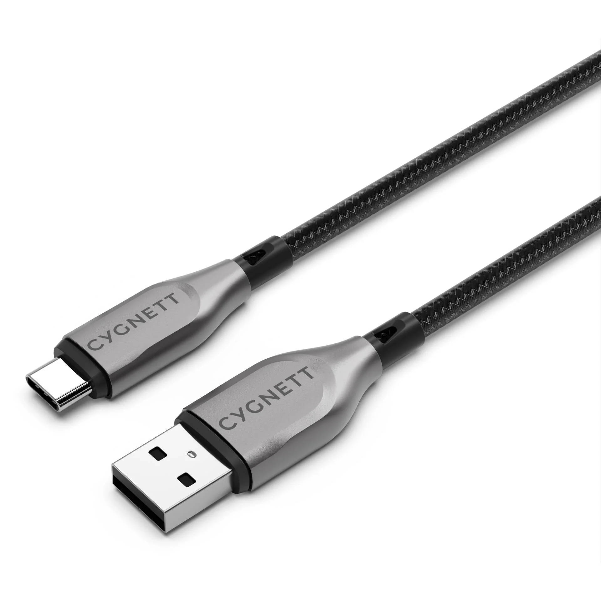 Cygnett Armoured USB-C to USB-A Cable (50cm) [Black]