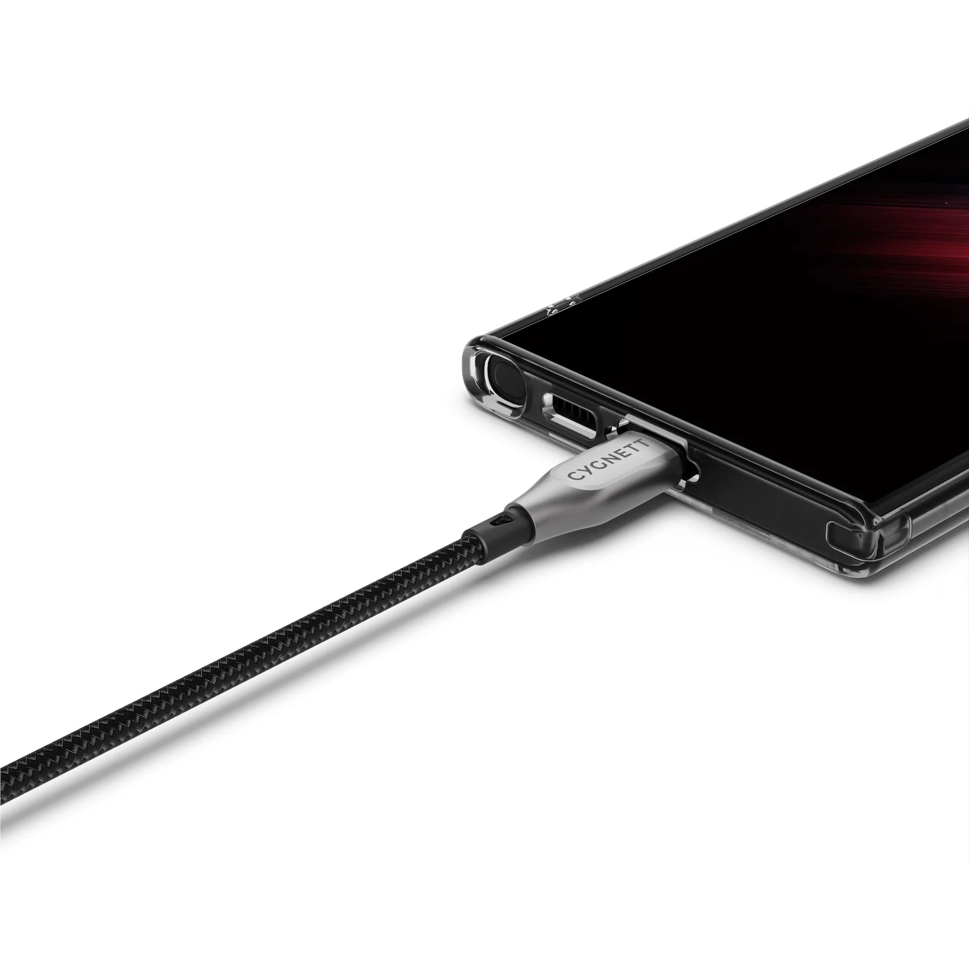 Cygnett Armoured USB-C to USB-A Cable (50cm) [Black] - Image 2