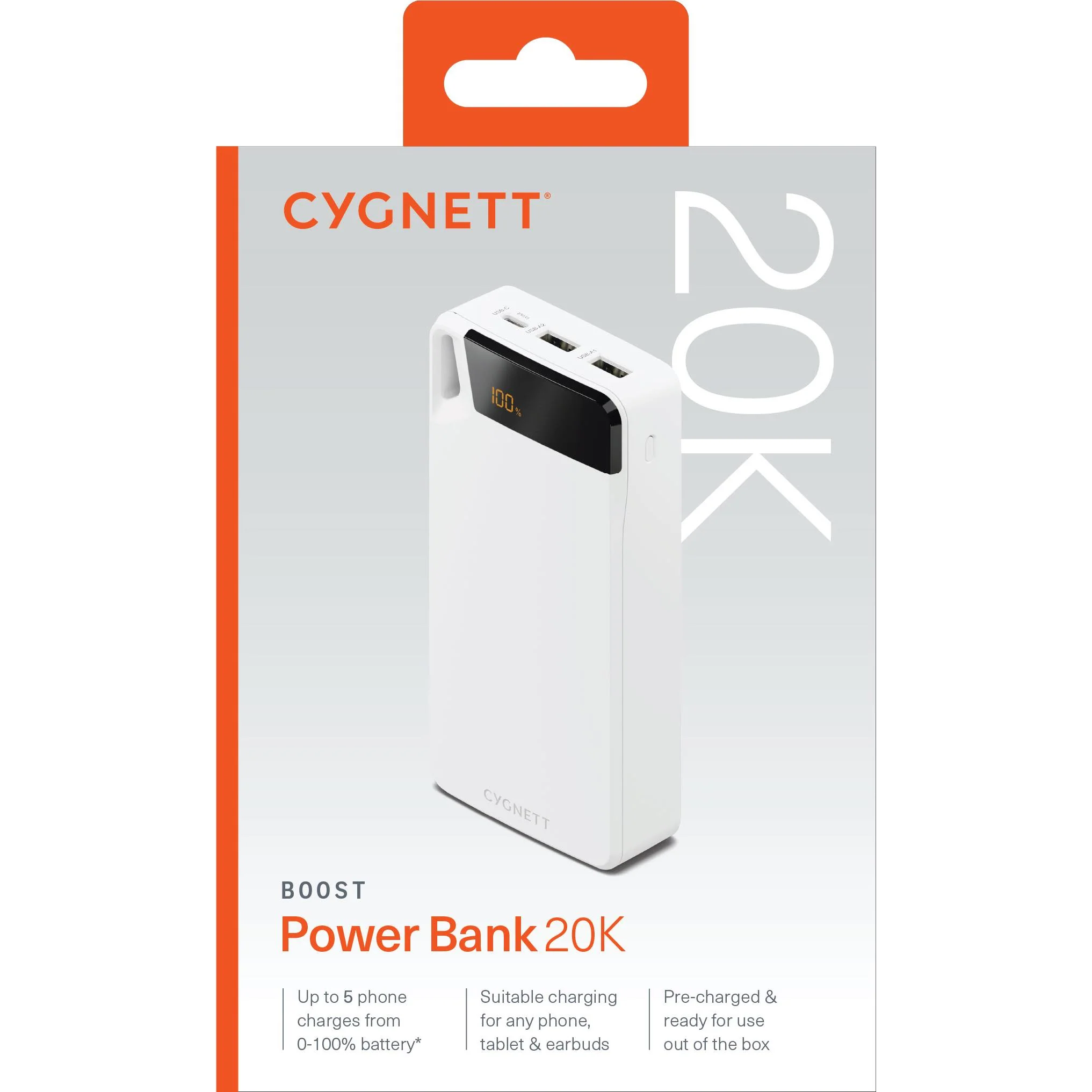 Cygnett Boost V4 Power Bank [20K] (White) - Image 7