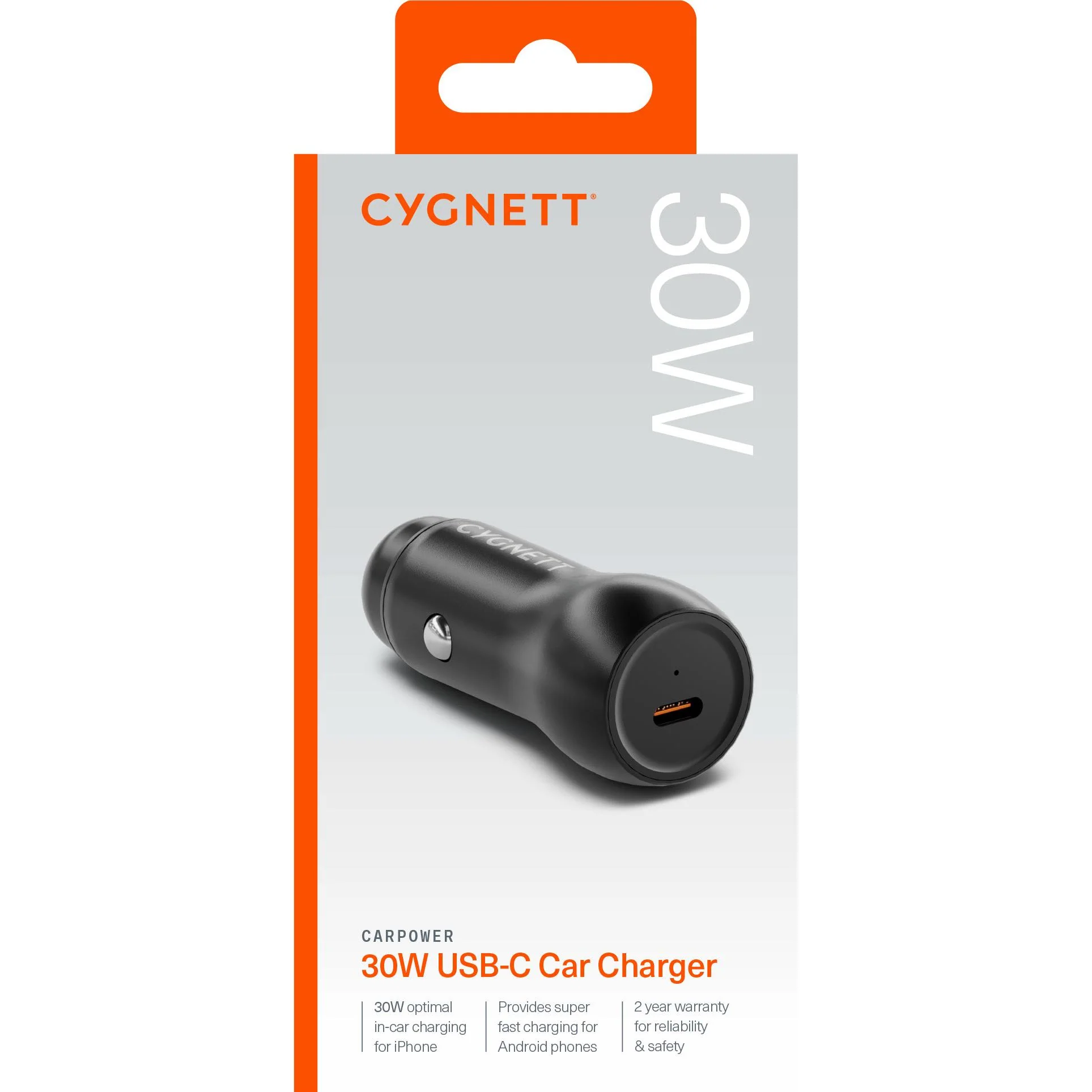 Cygnett Car Power 30W USB-C Car Charger - Image 2