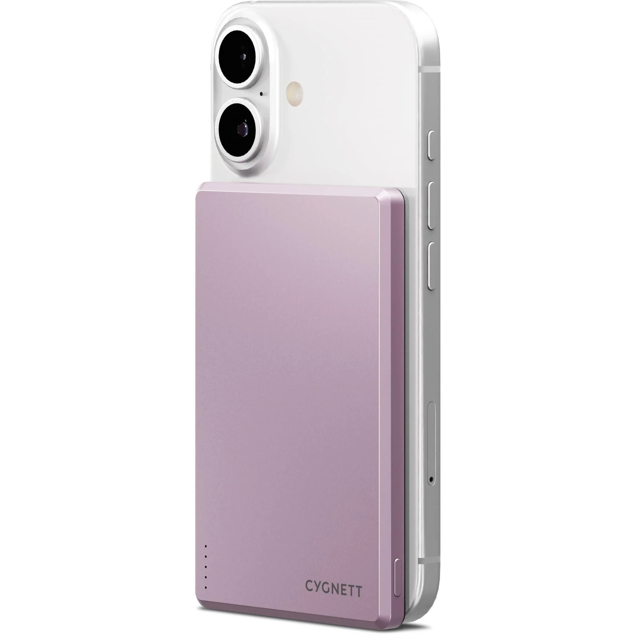 Cygnett Charge Connect Magnetic Slim Power Bank [5K] (Pink)