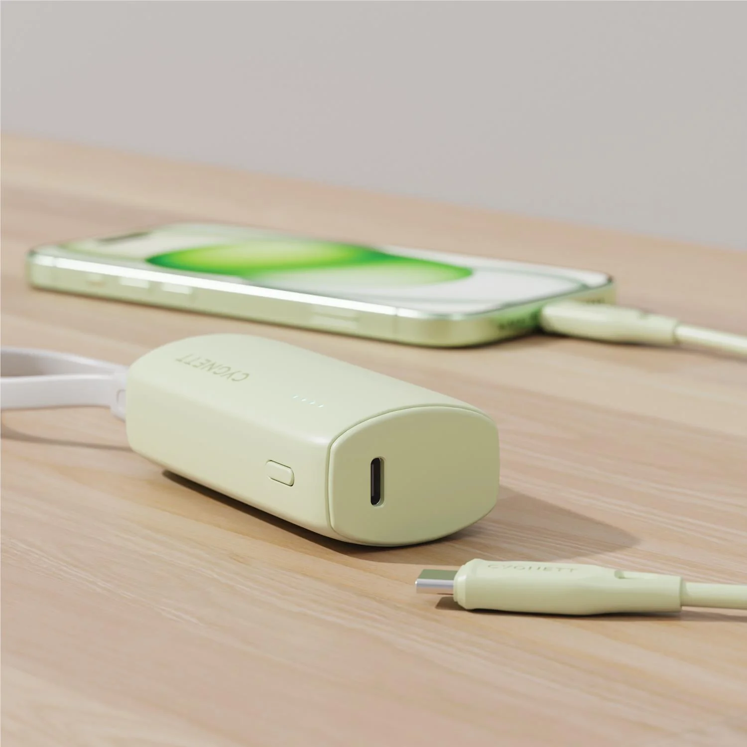 Cygnett Charge Connect Power Bank with Integrated USB-C Cable [5K] (Green) - Image 5