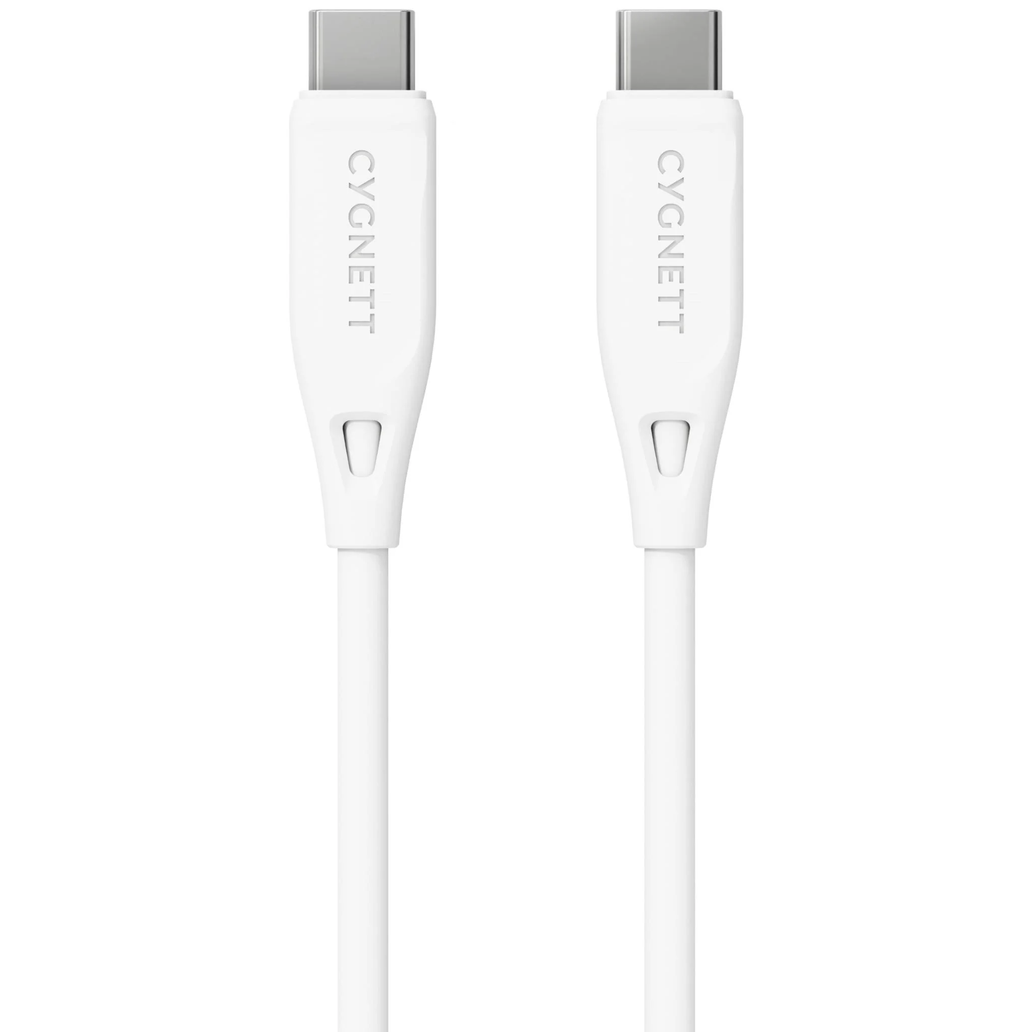 Cygnett Charge & Connect USB-C to USB-C 2.0 Cable V2 2.2m (White)