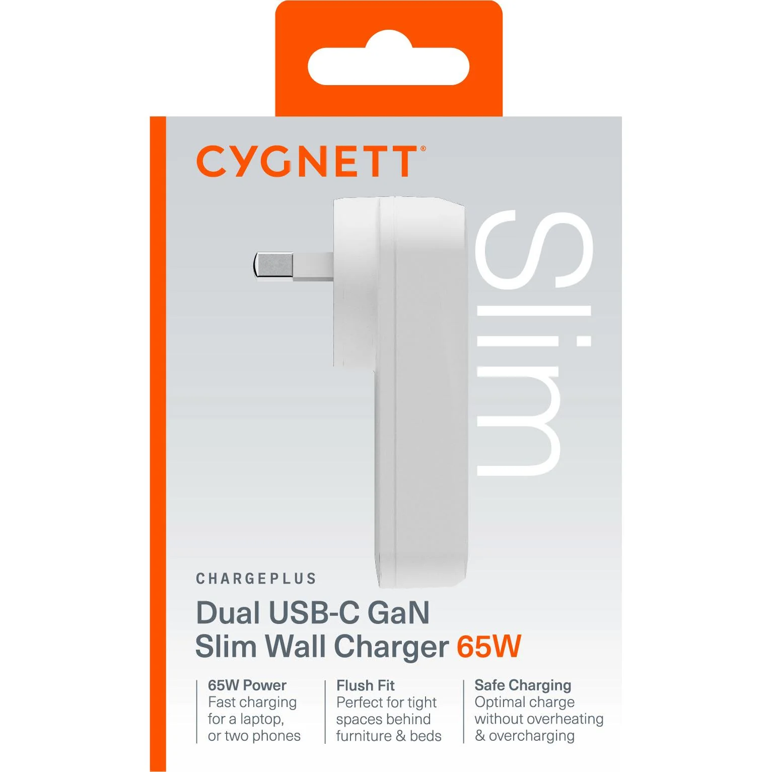 Cygnett ChargePlus Dual USB-C Slim Wall Charger 65W - Image 5