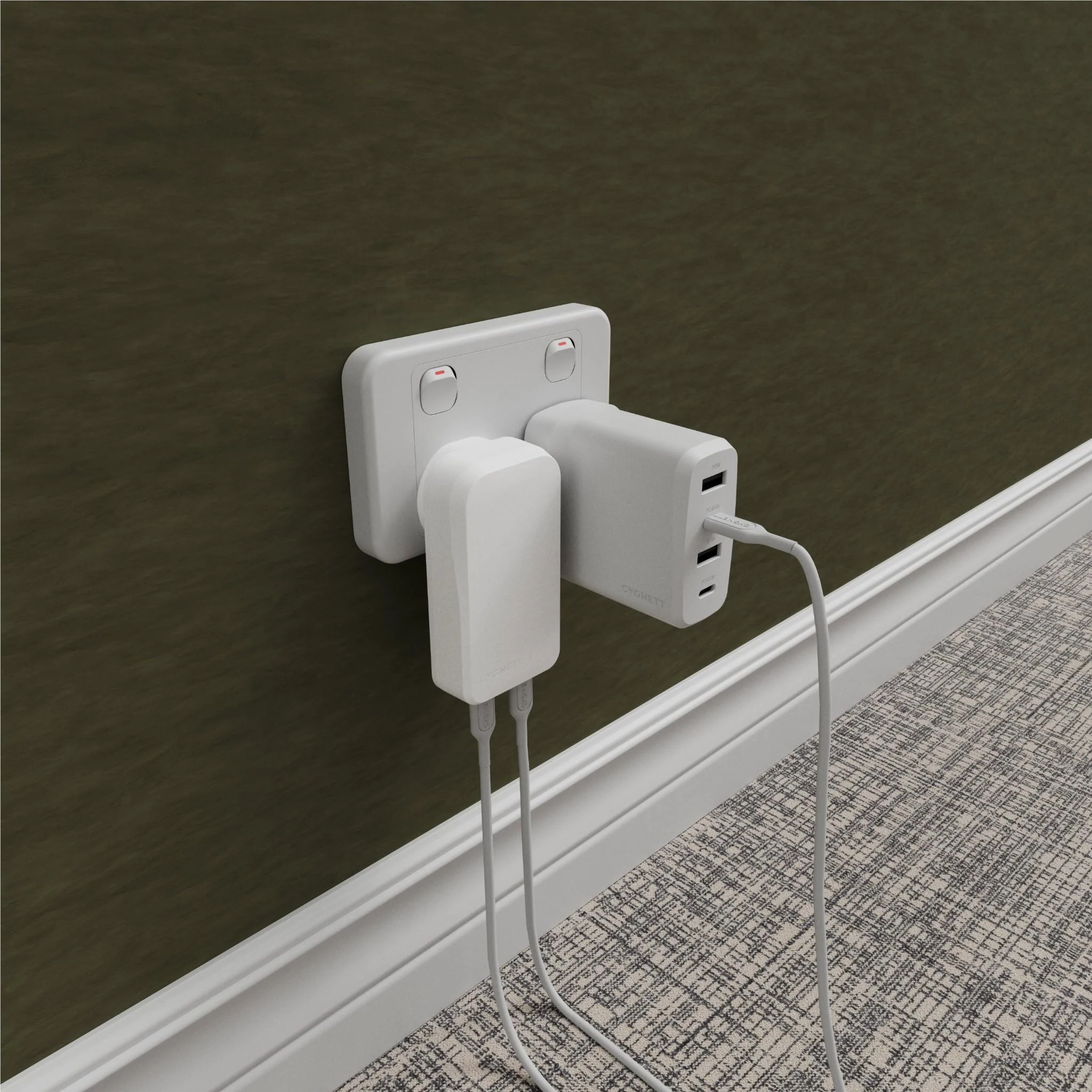 Cygnett ChargePlus Dual USB-C Slim Wall Charger 65W - Image 9