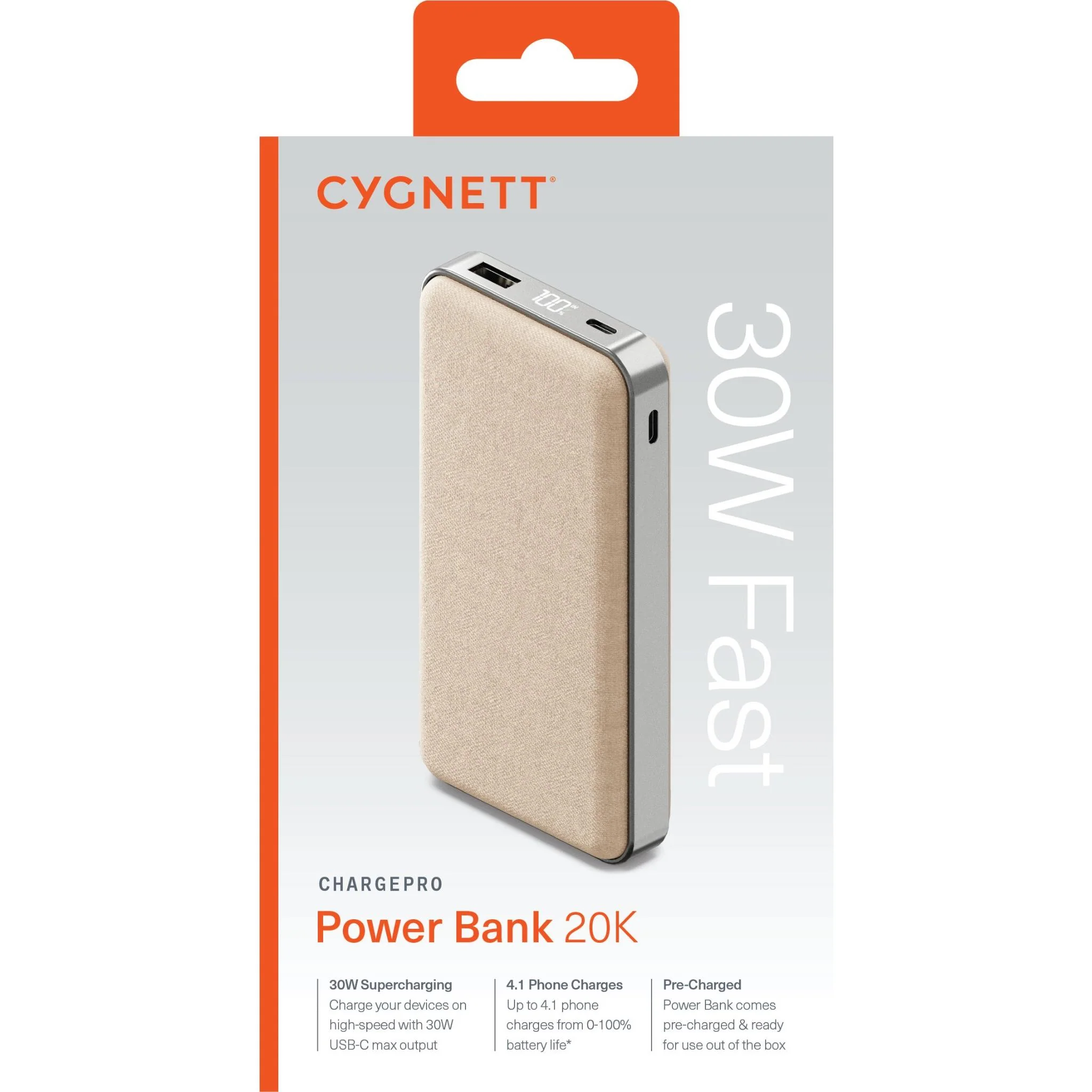 Cygnett ChargePro Power Bank [20K] (Champagne) - Image 8