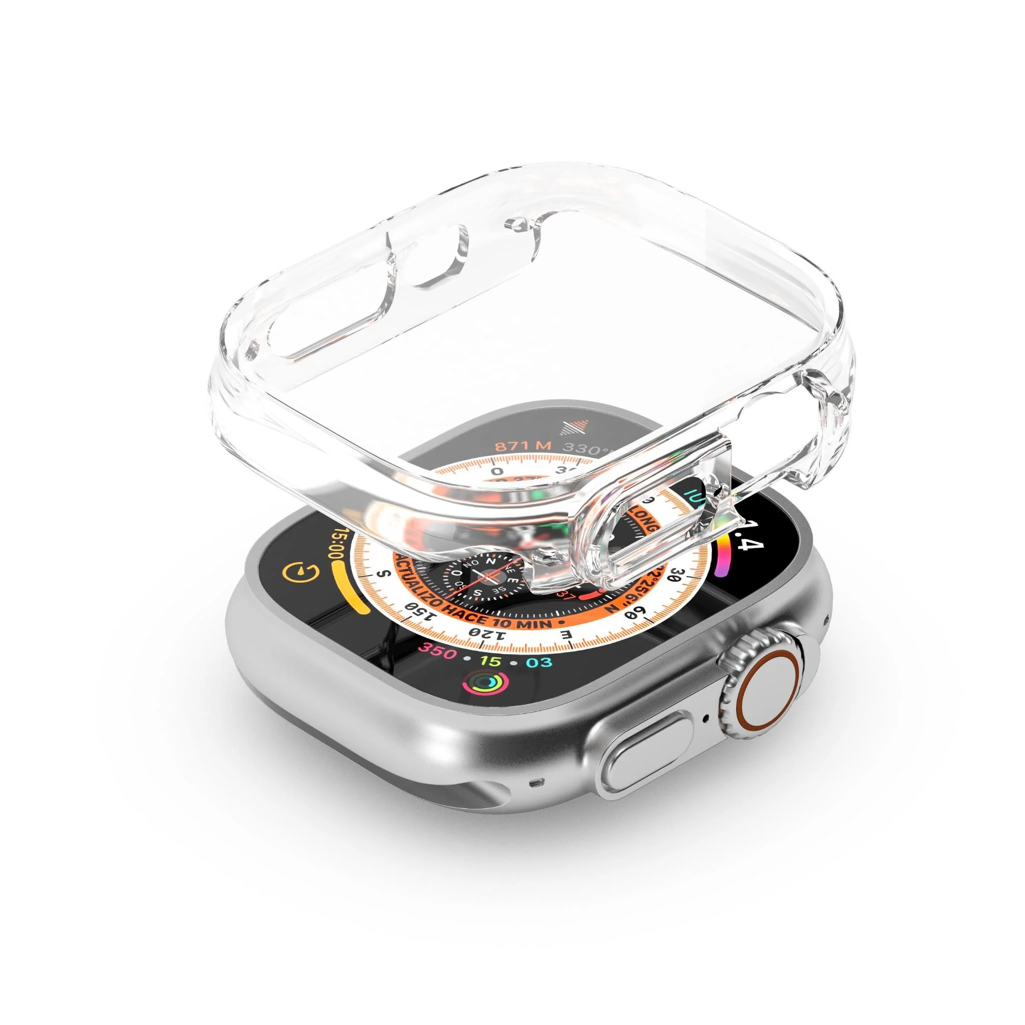 Cygnett EdgeShield for Apple Watch Ultra 1-2 49mm (Clear) - Image 3