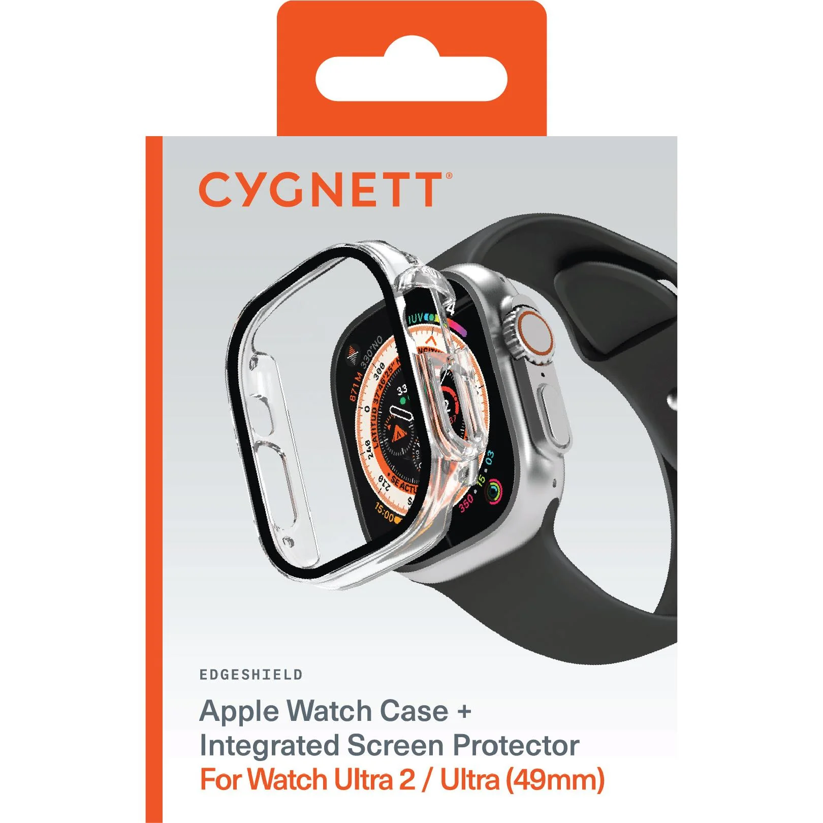 Cygnett EdgeShield for Apple Watch Ultra 1-2 49mm (Clear) - Image 5