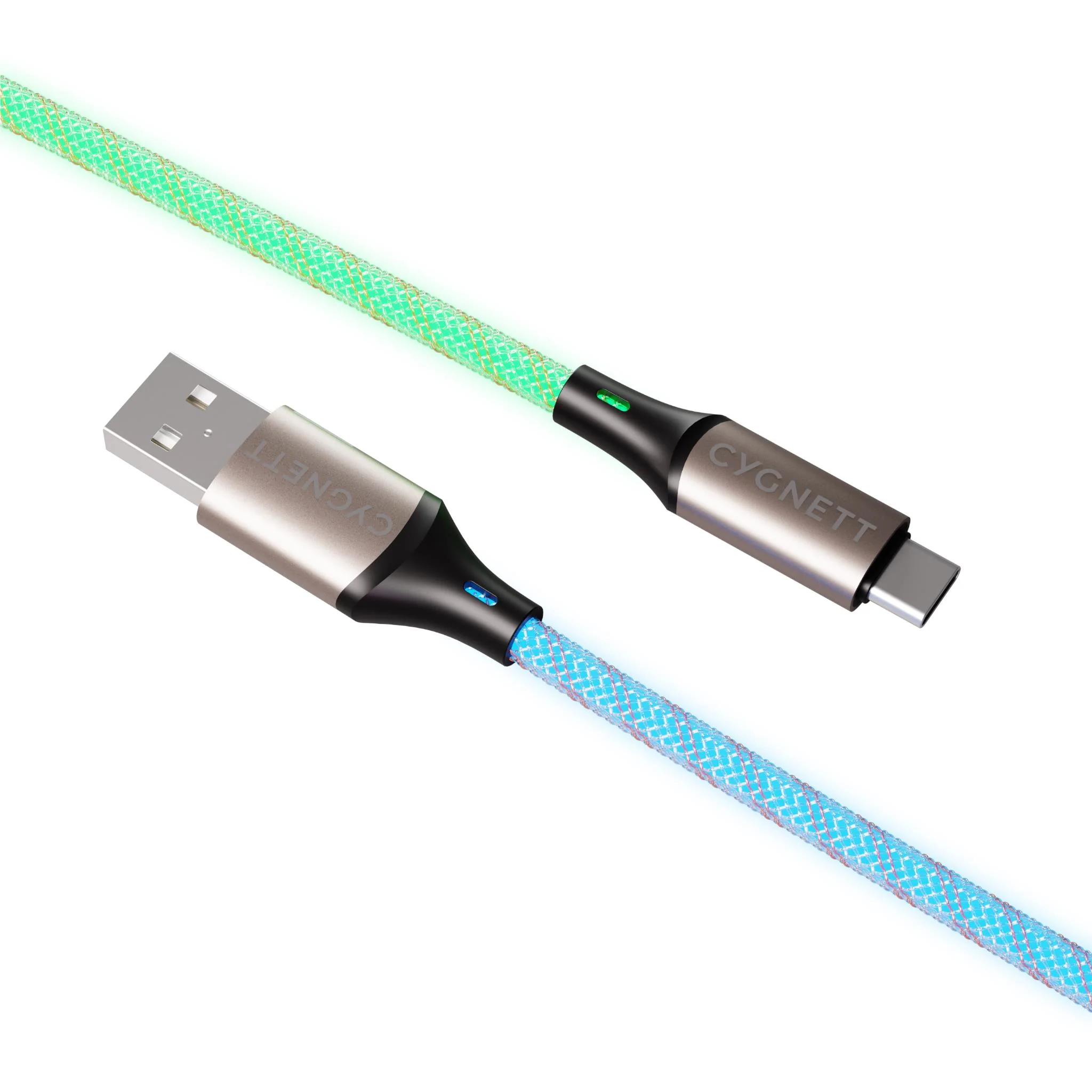 Cygnett Essentials USB-C to USB-A 1.2m Light Up Cable - Image 3