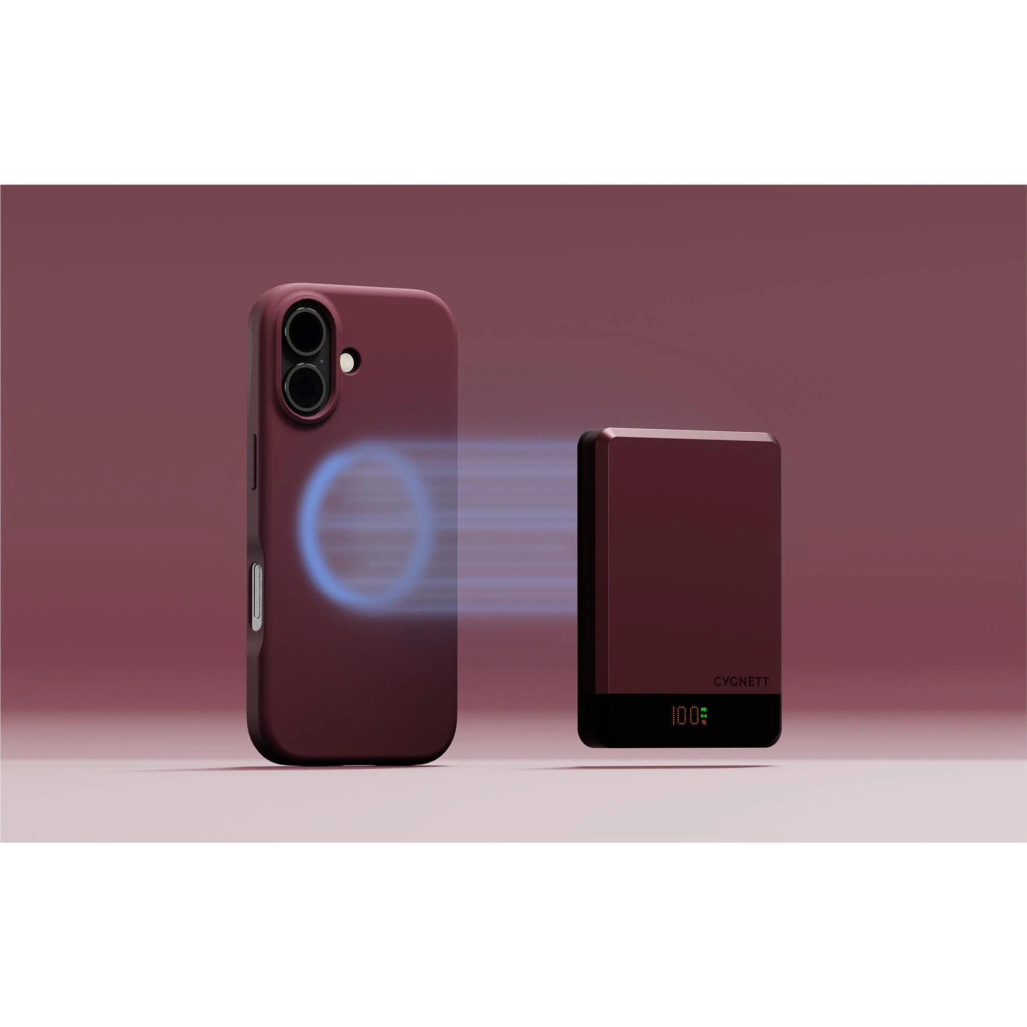 Cygnett MagSlim Magnetic Power Bank [10K] (Cherry) - Image 6