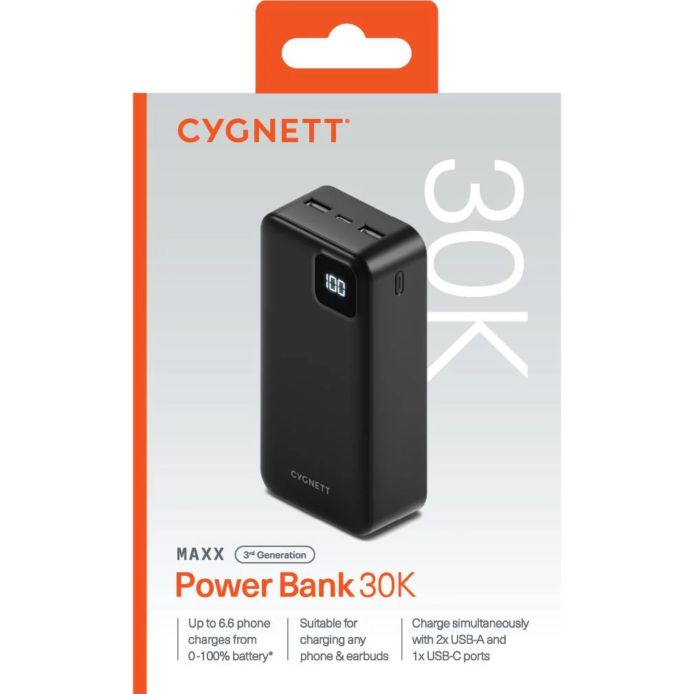 Cygnett Maxx 3rd Gen Power Bank [30K] - Image 10