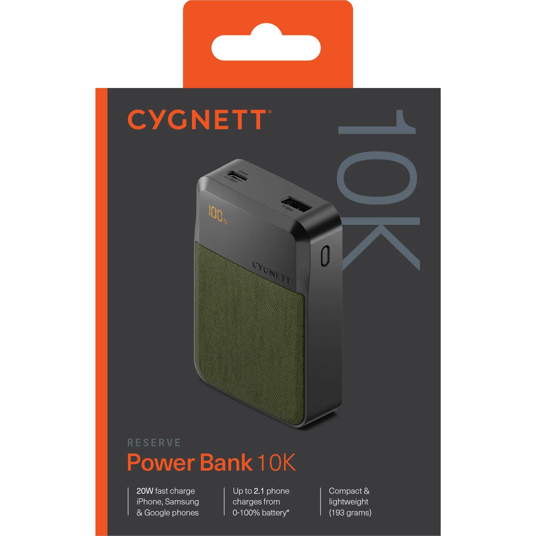 Cygnett Reserve Power Bank [10K] (Green) - Image 8