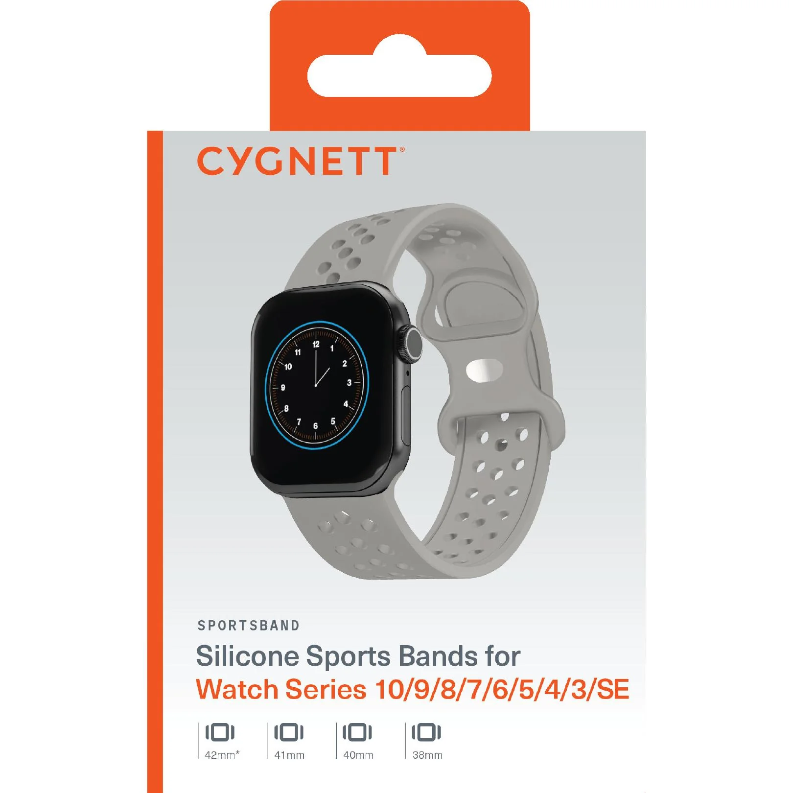 Cygnett SportsBand for Apple Watch 3/4/5/6/7/8/9/10/SE [38/40/41/42mm] (Champagne) - Image 5