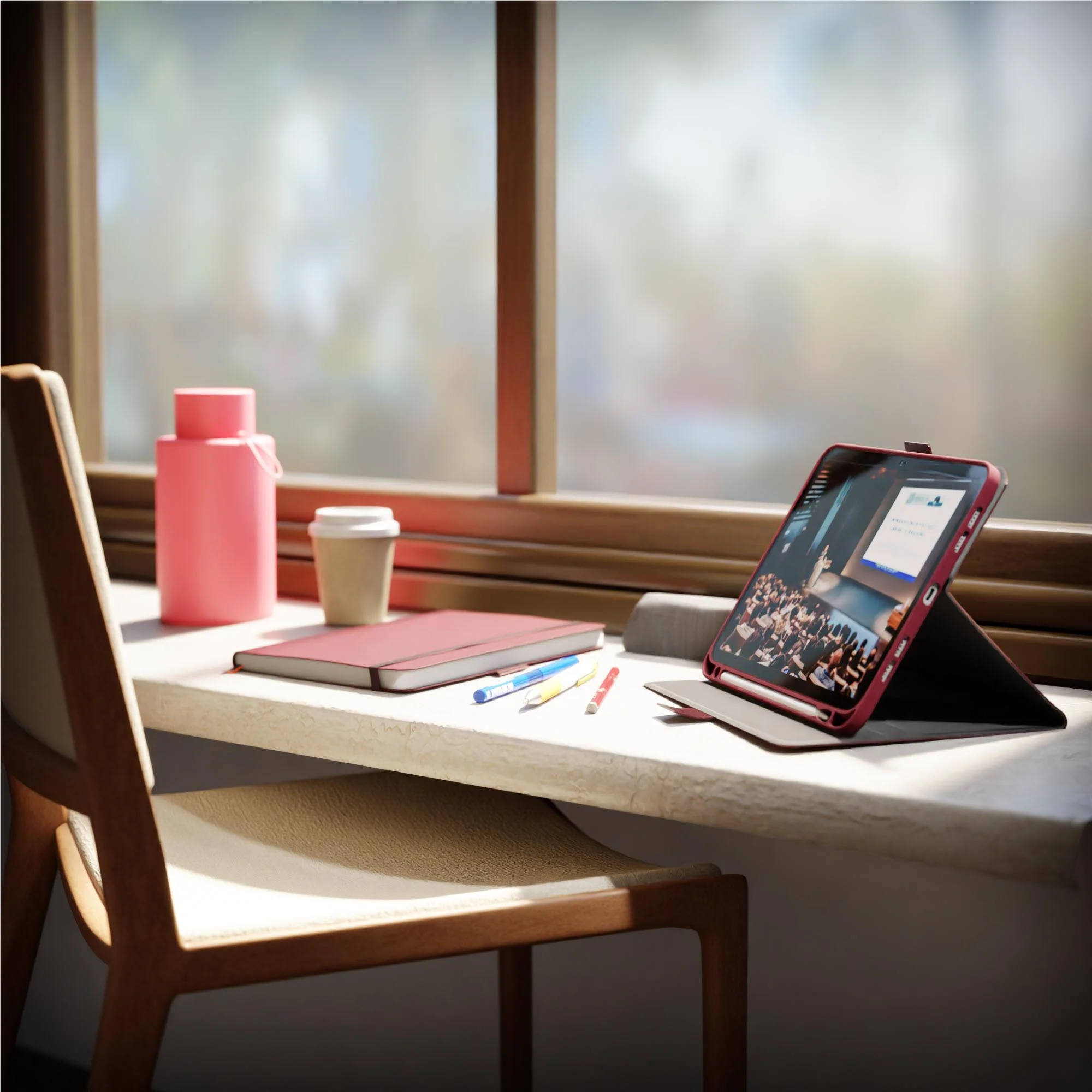 Cygnett TekView Case for iPad A16/10.9" 10th Gen (Cherry Rose) - Image 6