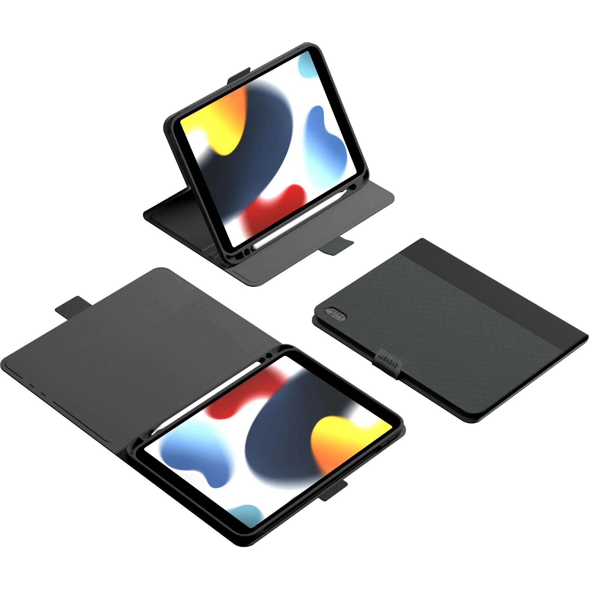 Cygnett TekView Case for iPad A16 11"/ 10.9" 10th Gen (Black/Grey) - Image 2