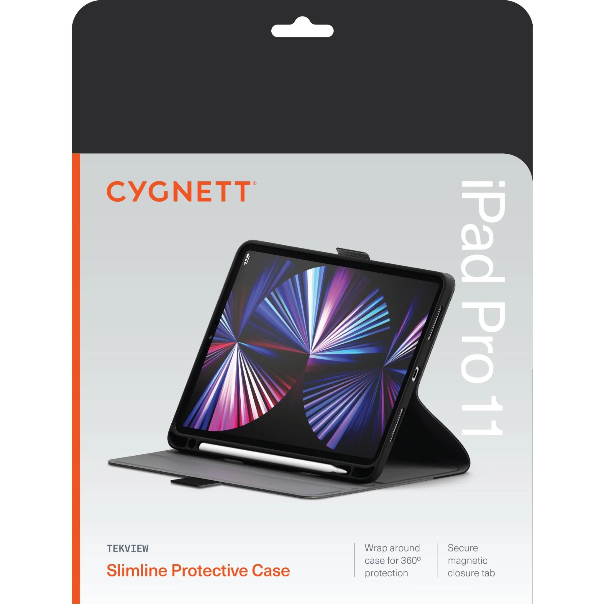 Cygnett TekView Case for iPad Pro 11" M4 (Black) - Image 6