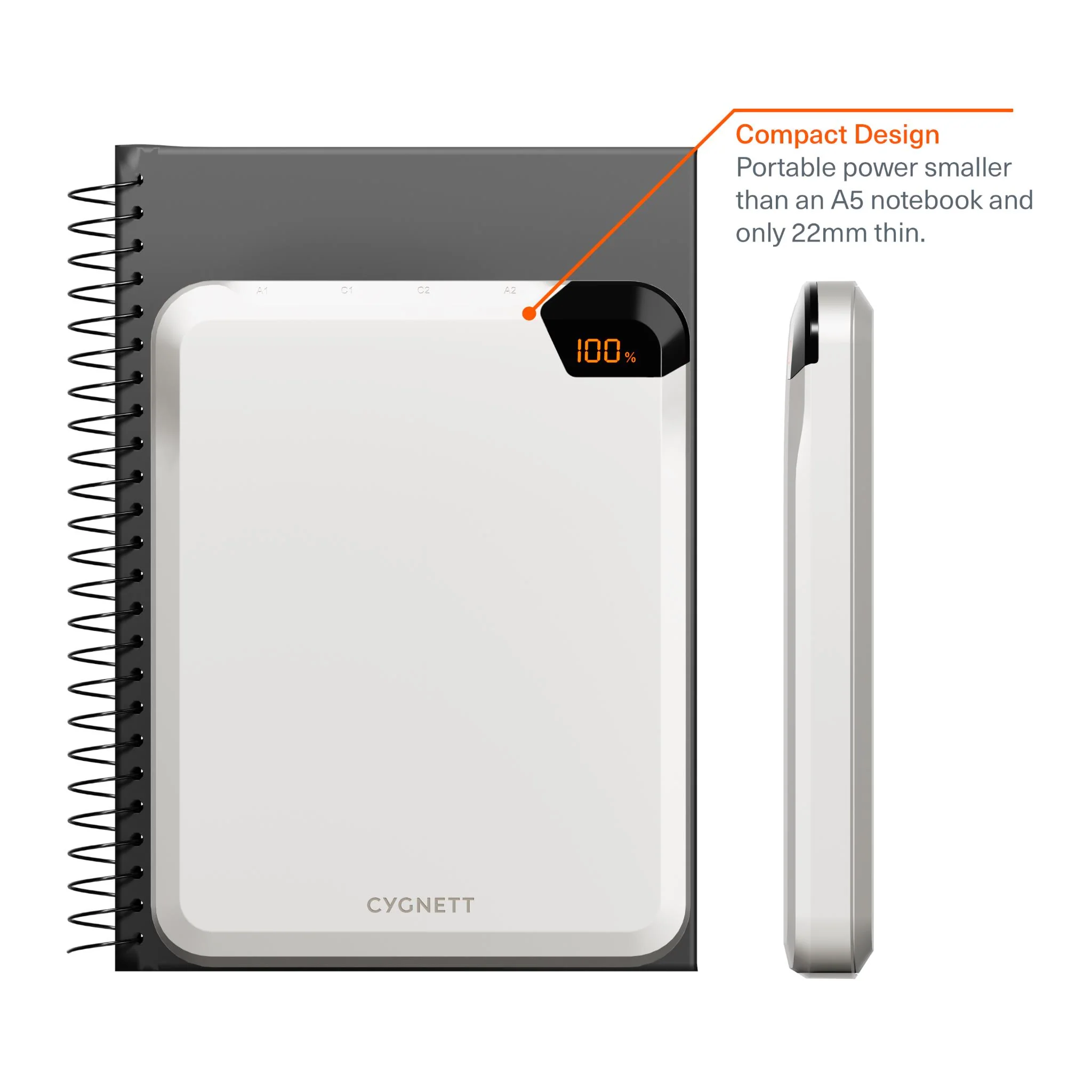 Cygnett VertPWR Laptop Power Bank [25K] (Champagne) - Image 3
