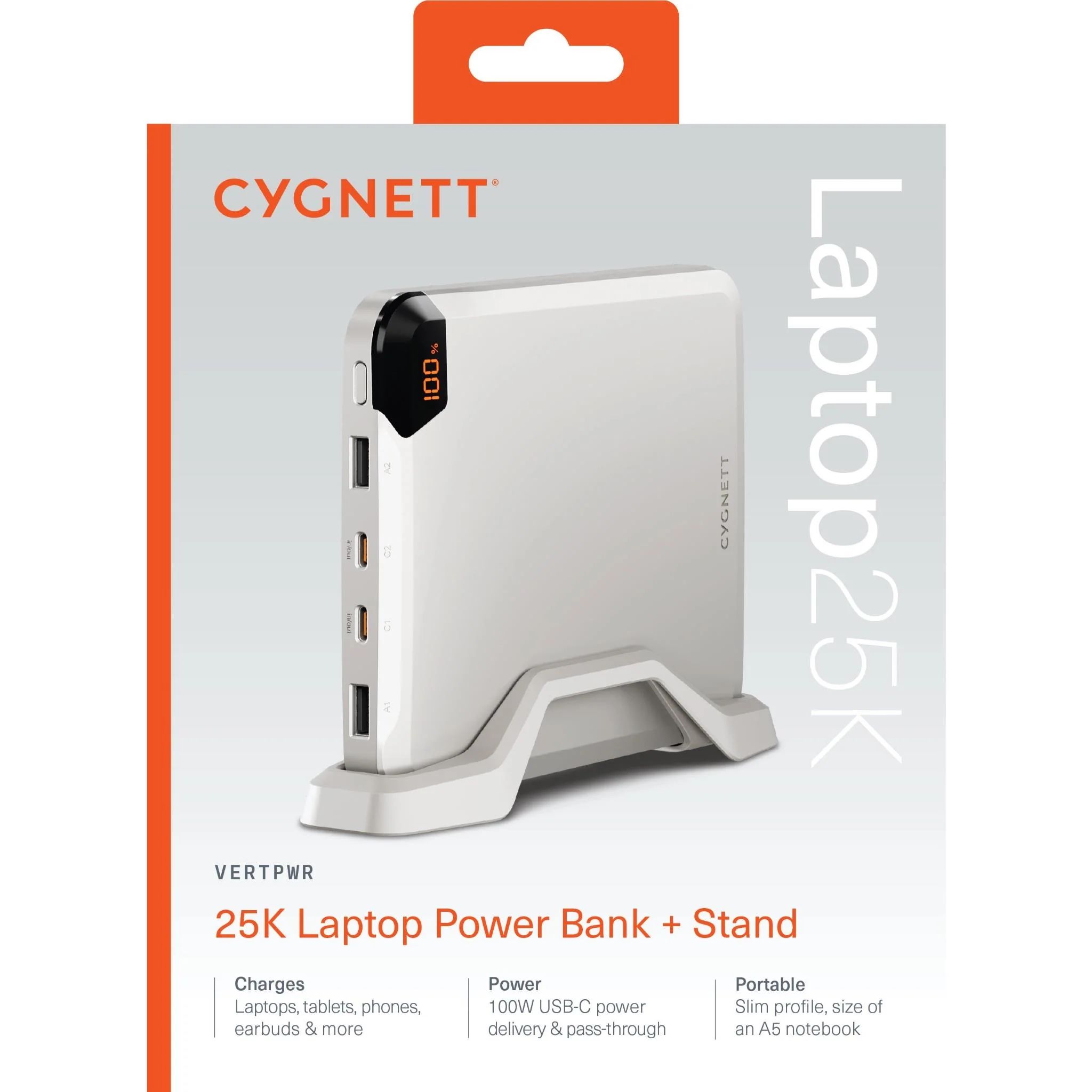 Cygnett VertPWR Laptop Power Bank [25K] (Champagne) - Image 7