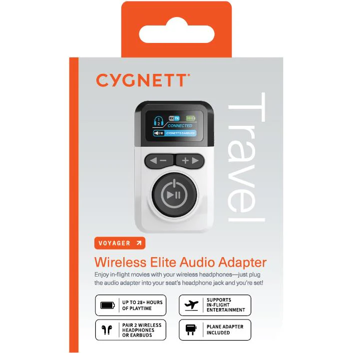 Cygnett Voyager Wireless Elite Audio Adapter (White) - Image 9