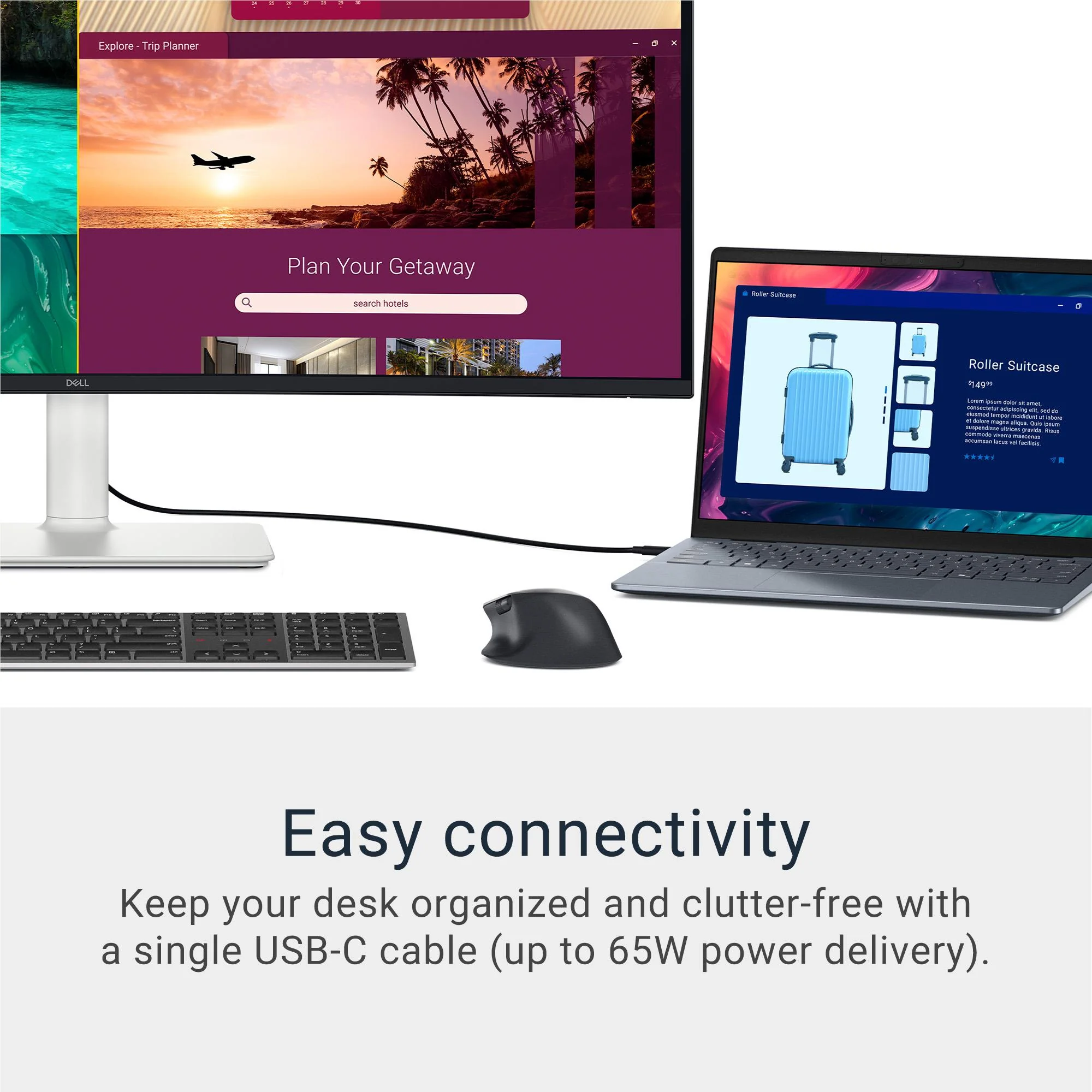 Dell 34 Plus 34" UWQHD 120Hz USB-C Curved Monitor - Image 9