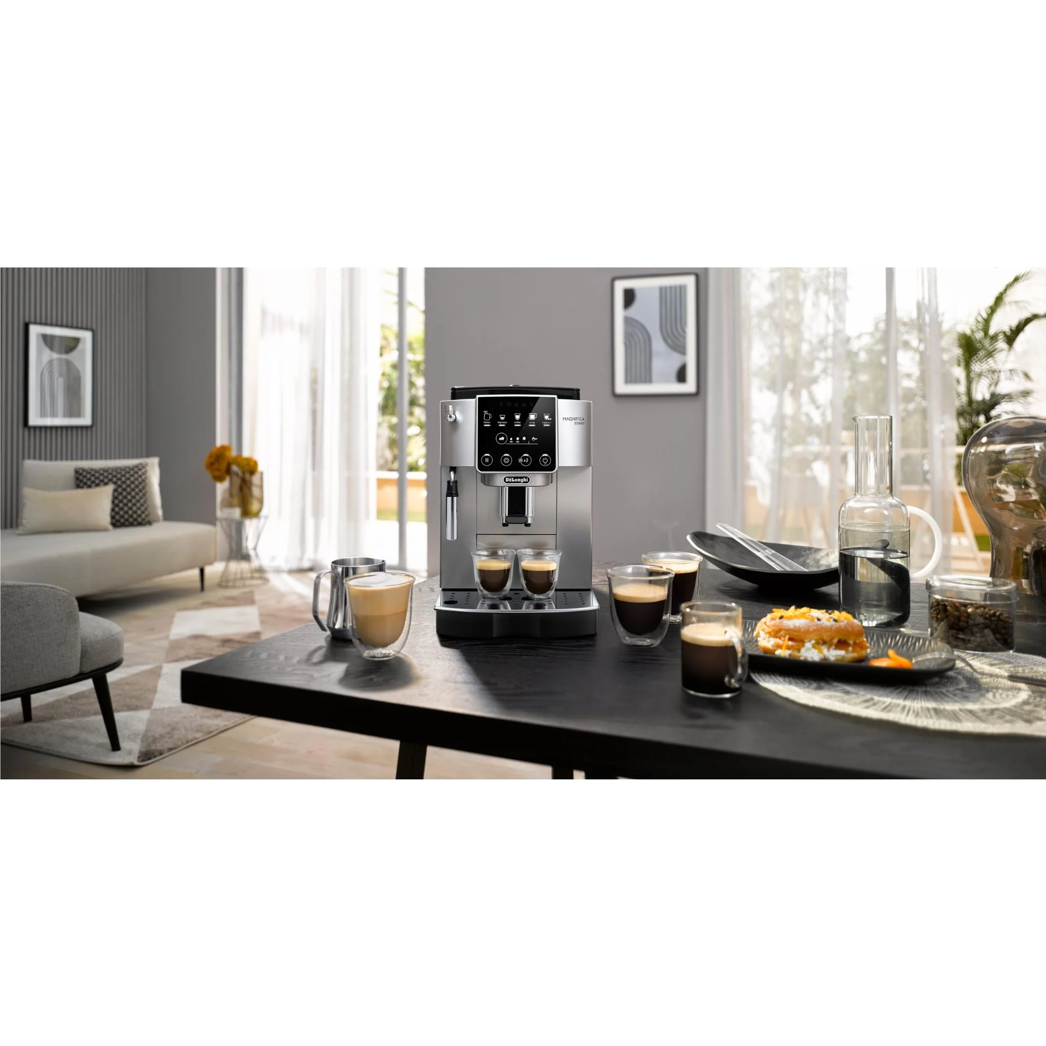 De'Longhi Magnifica Start Fully Automatic Coffee Machine (Silver) - Image 4