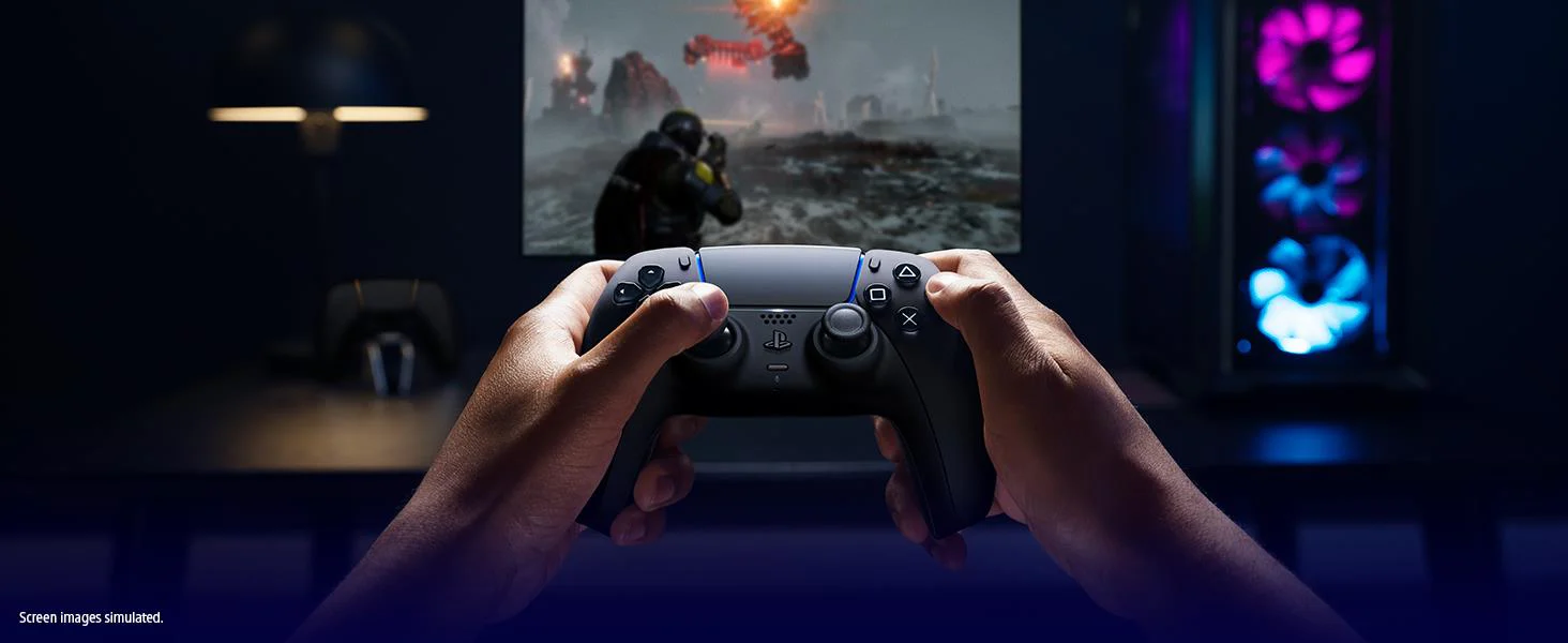 DualSense® Wireless Controller + USB Cable for PC (Midnight Black) - Image 14