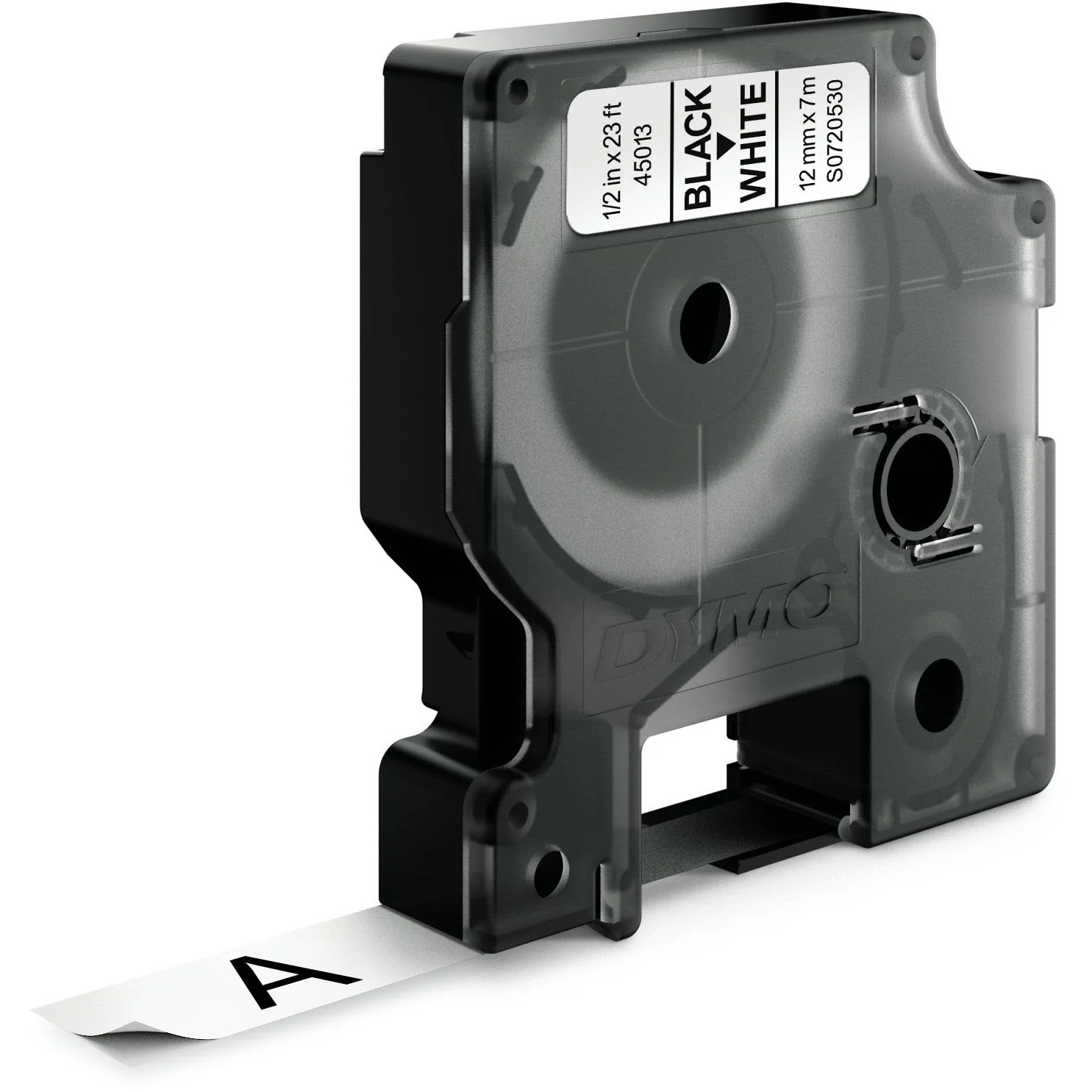 Dymo D1 Label Tape [12mm x 7m] (Black on White) - Image 2