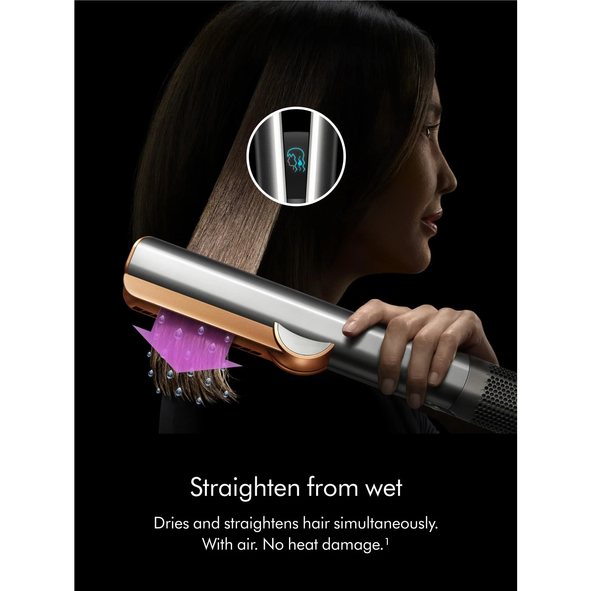 Dyson Airstrait Straightener & Dryer (Ceramic Pink) - Image 4