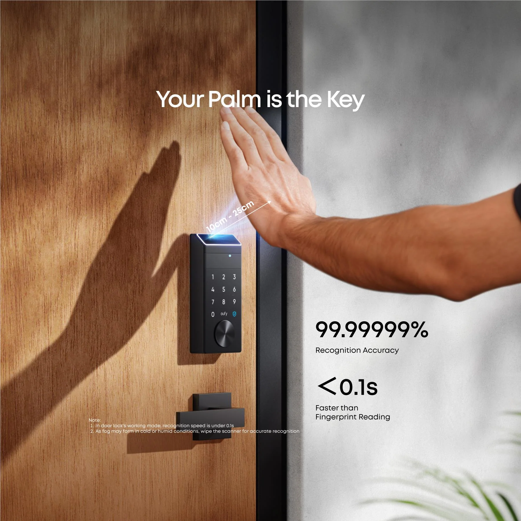 eufy Familock E35 Palm Wi-Fi Lock - Image 3