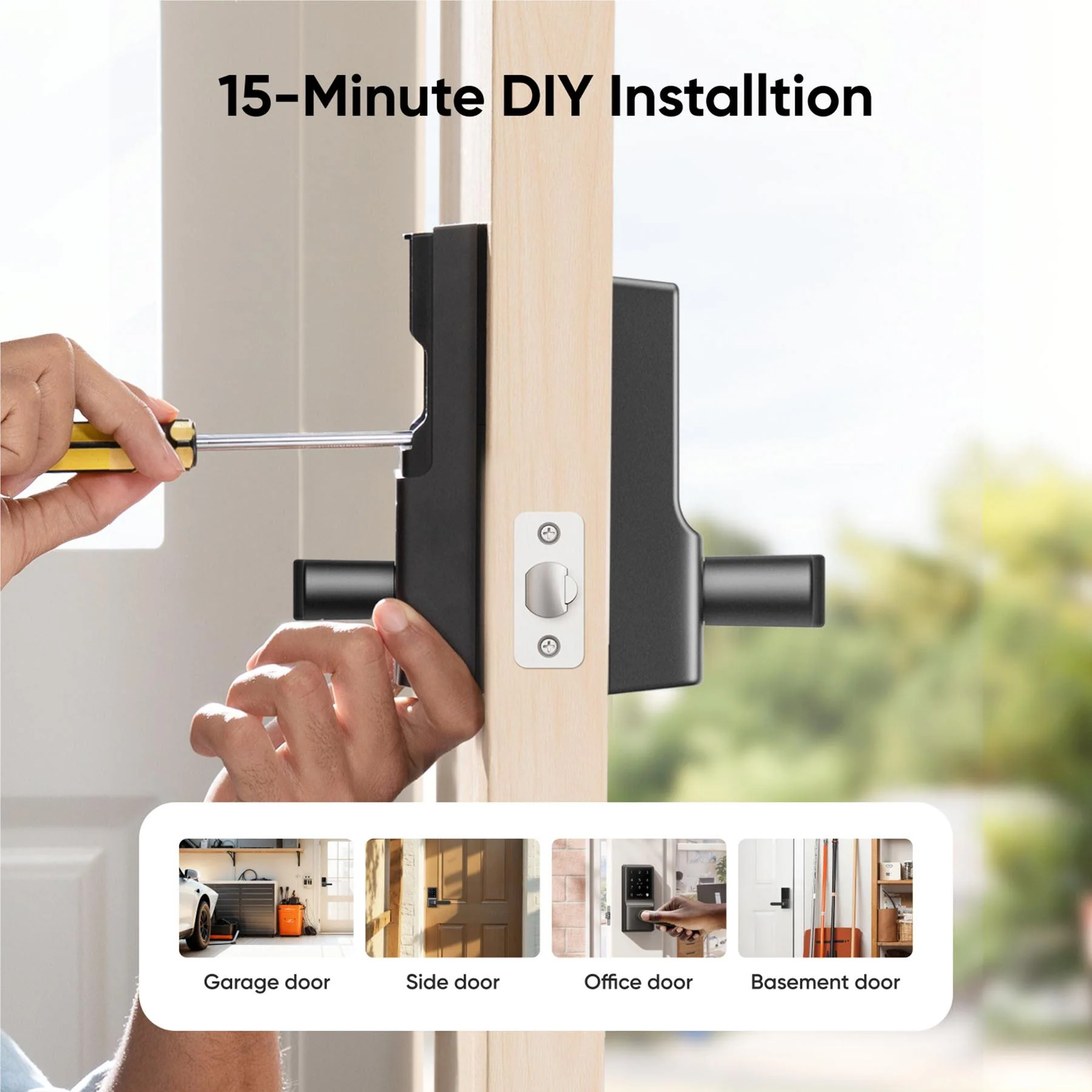 Eufy Smart Lever Lock  C33 (Black) - Image 7