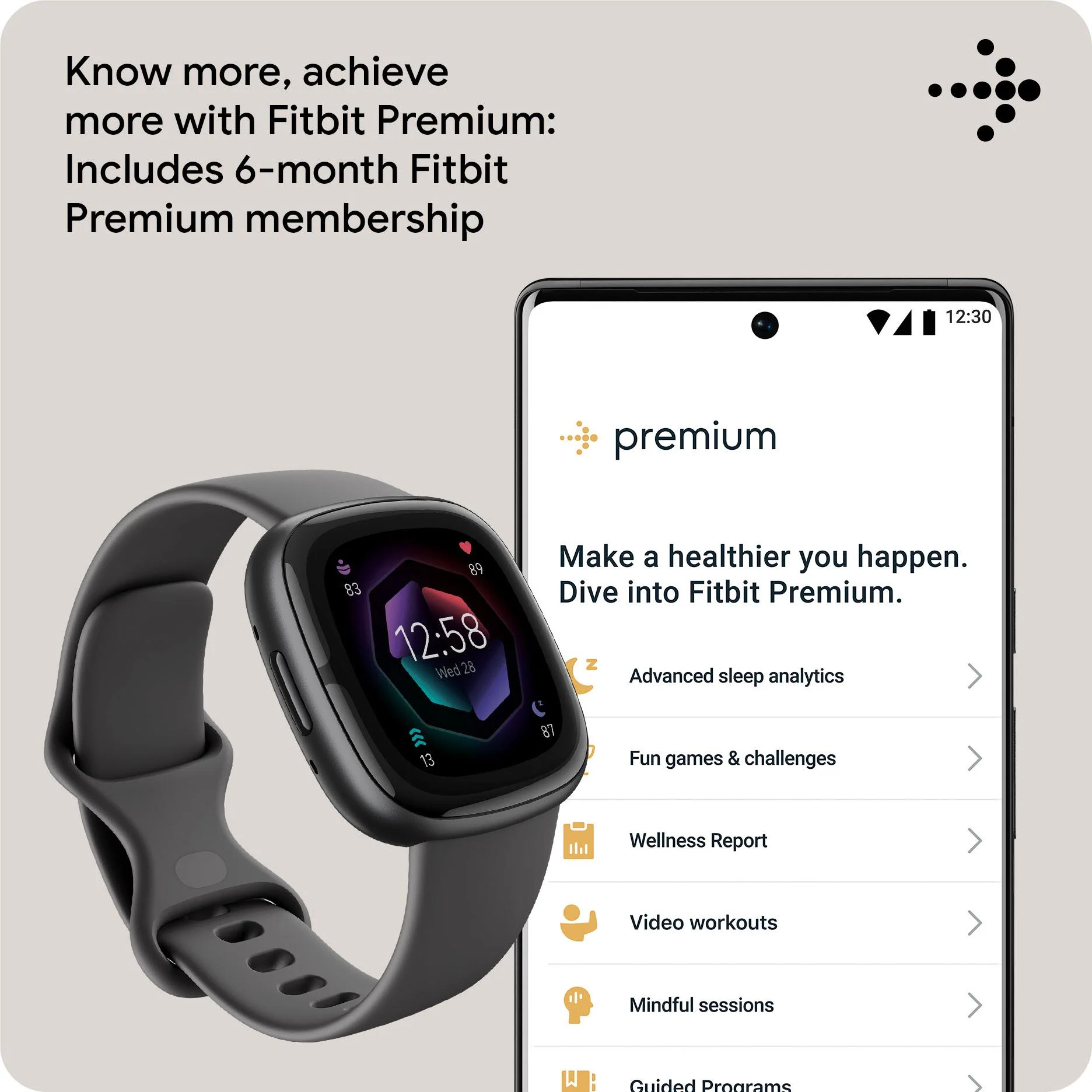 Fitbit Sense 2 (Graphite) - Image 10
