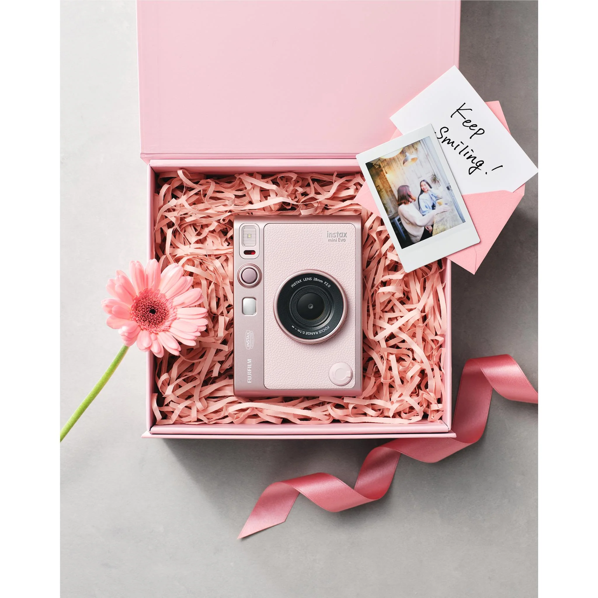 Fujifilm instax mini EVO C Instant Camera (Gentle Rose) - Image 6