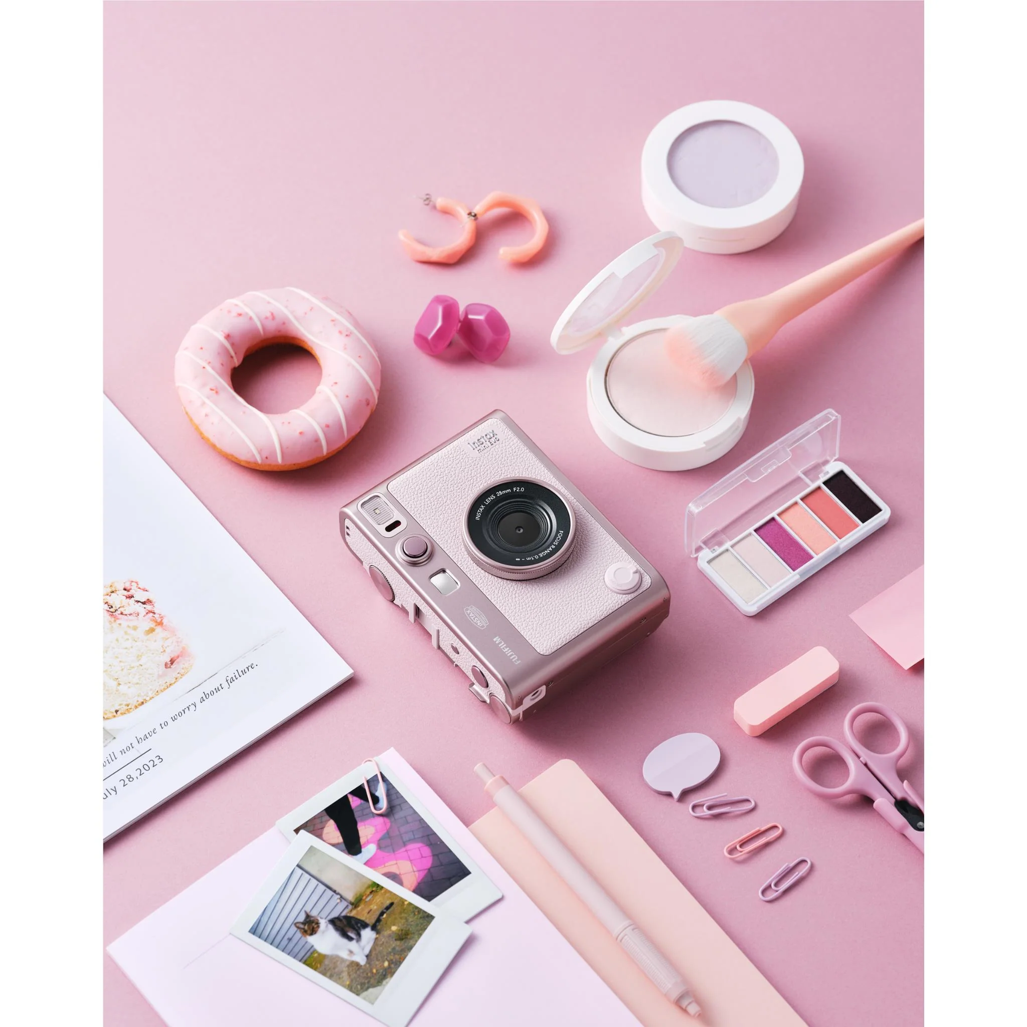 Fujifilm instax mini EVO C Instant Camera (Gentle Rose) - Image 8