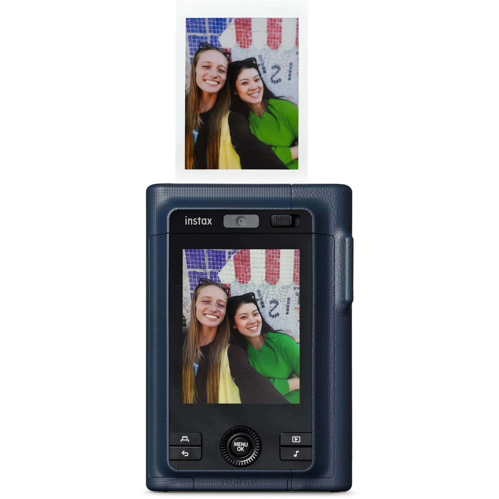 Fujifilm Instax Mini LiPlay+ Instant Camera and Smartphone Printer (Midnight Blue) - Image 3