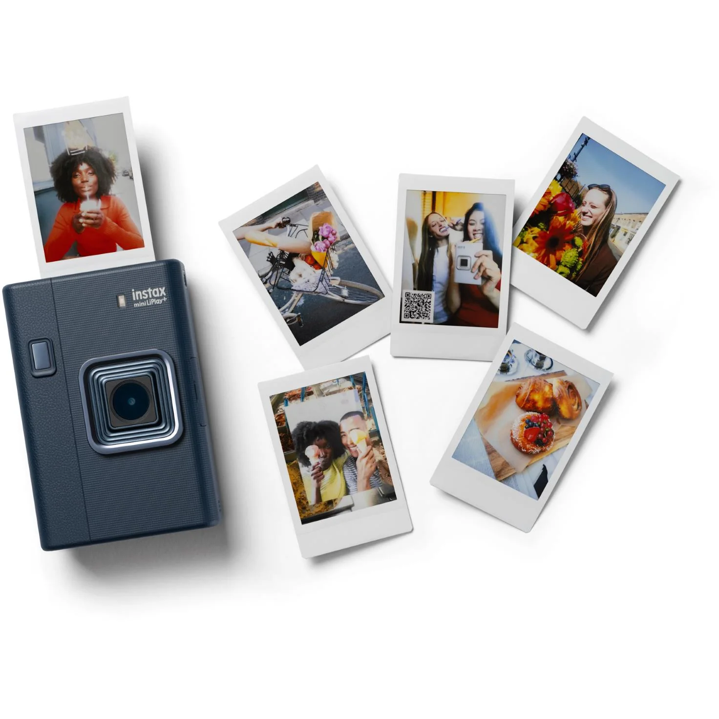Fujifilm Instax Mini LiPlay+ Instant Camera and Smartphone Printer (Midnight Blue) - Image 7