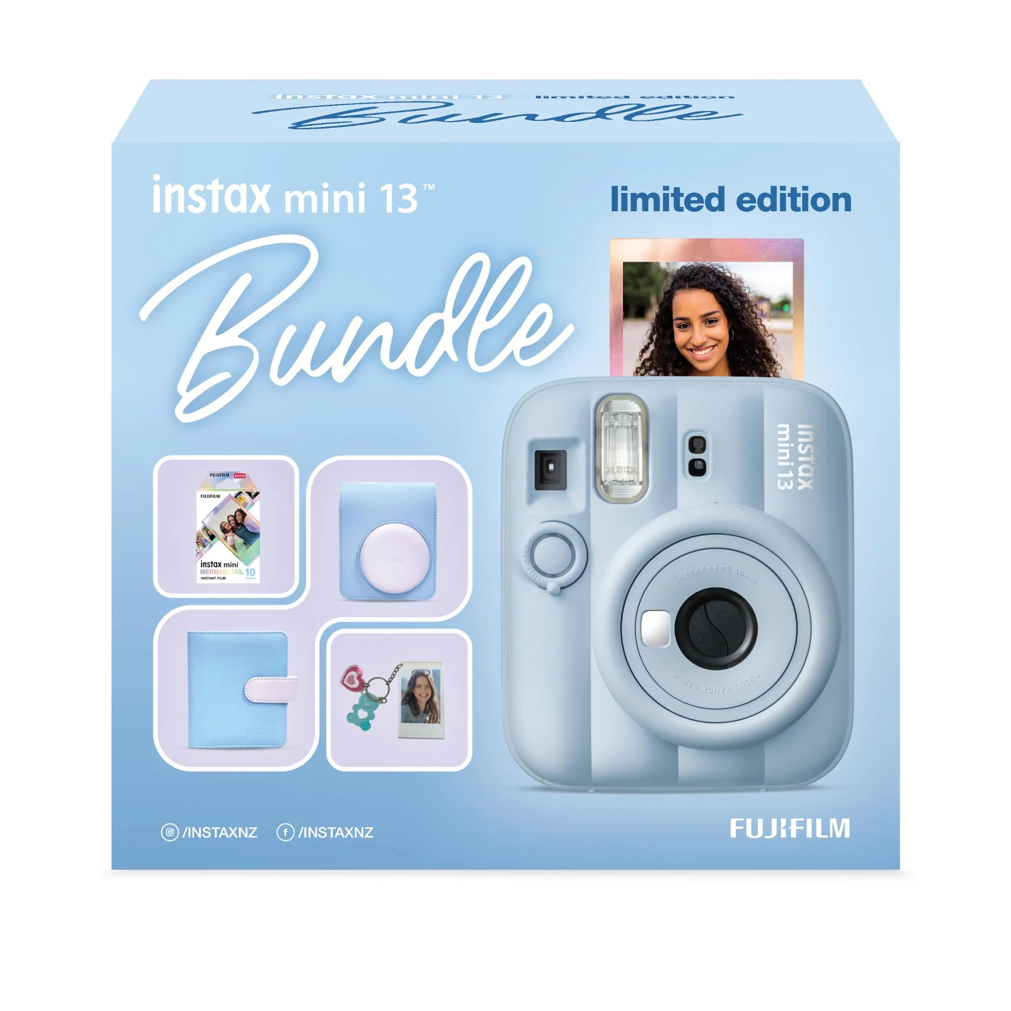 Fujifilm Instax Mini13 Instant Camera Bundle MY26 (Frost Blue) - Image 3