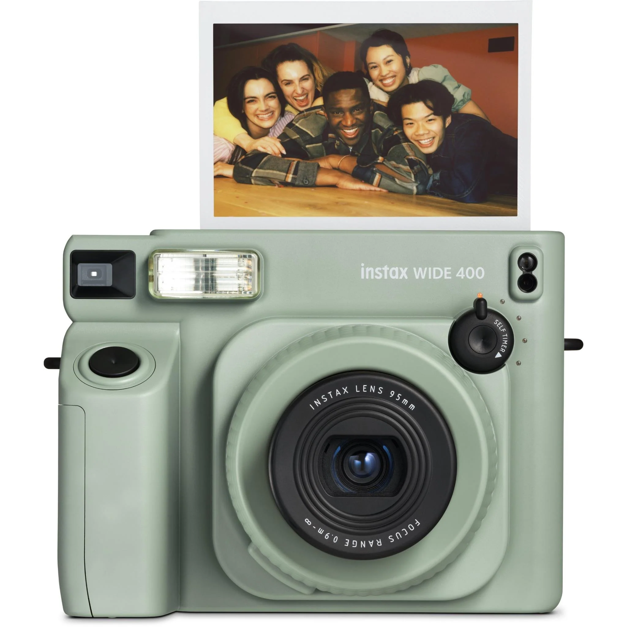 FujiFilm instax WIDE 400 Instant Camera (Green) - Image 6