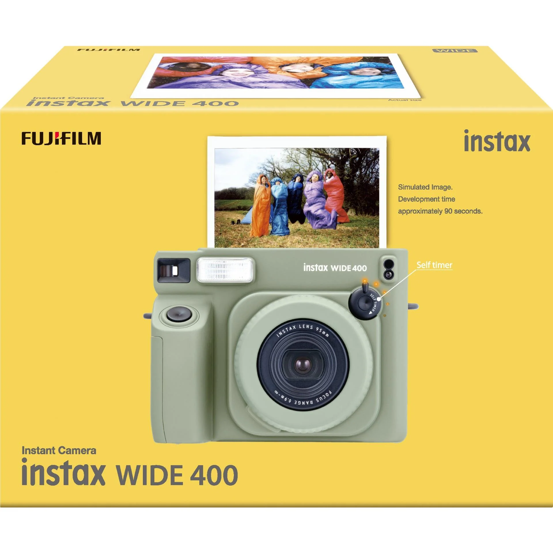 FujiFilm instax WIDE 400 Instant Camera (Green) - Image 8