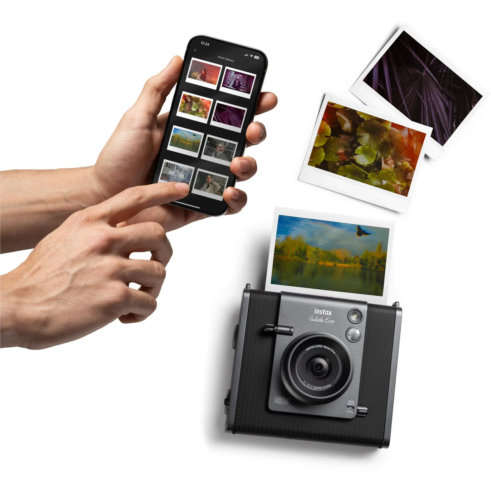 Fujifilm instax WIDE Evo Instant Camera (Black) - Image 8