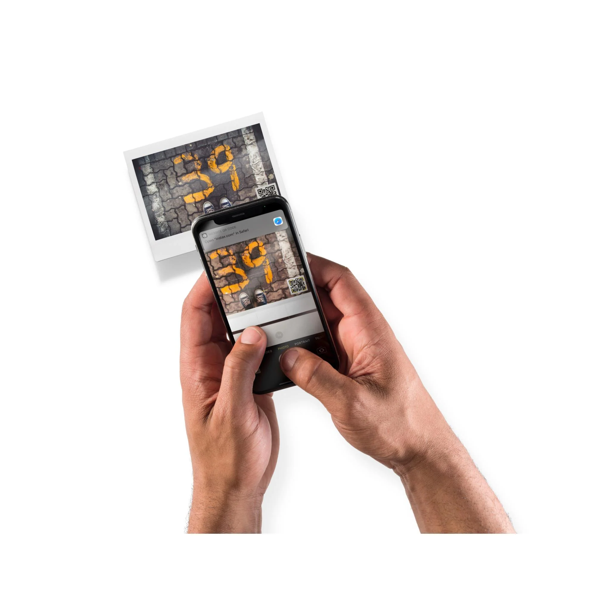 Fujifilm instax WIDE Link Smartphone Printer (Grey Mocha) - Image 11