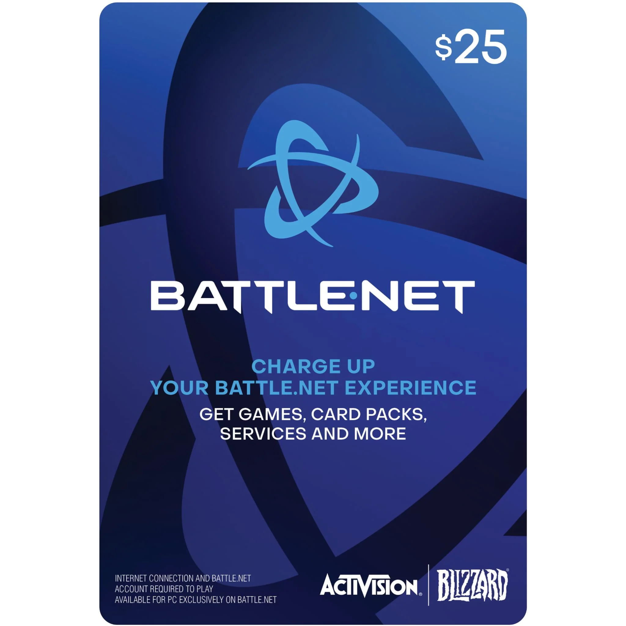 Blizzard Battle.Net $25 Gift Card (In-store Only)