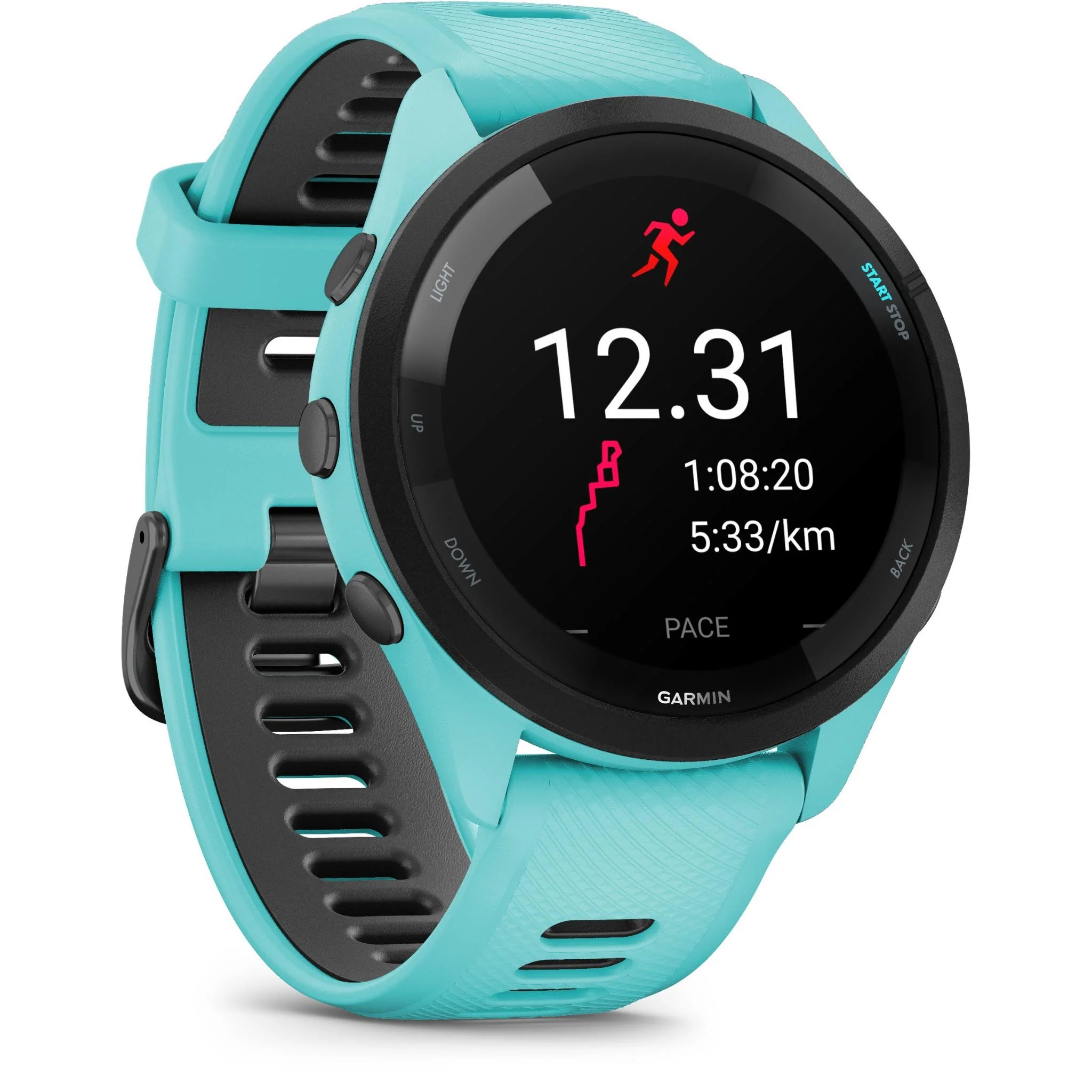 Garmin Forerunner 265 Sports Watch (Aqua/Black) - Image 3