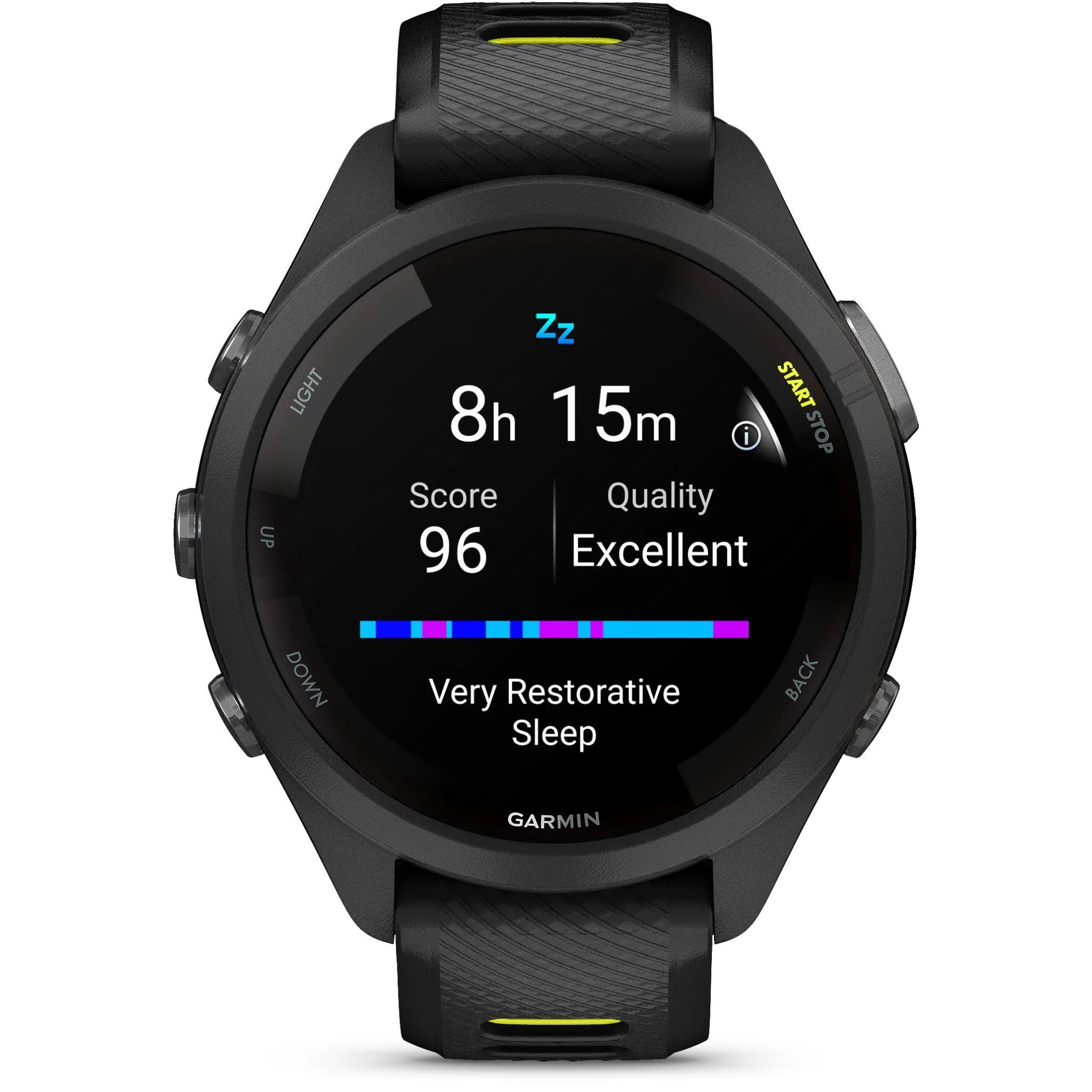 Garmin Forerunner 265S Sports Watch (Black/Yellow) - Image 5