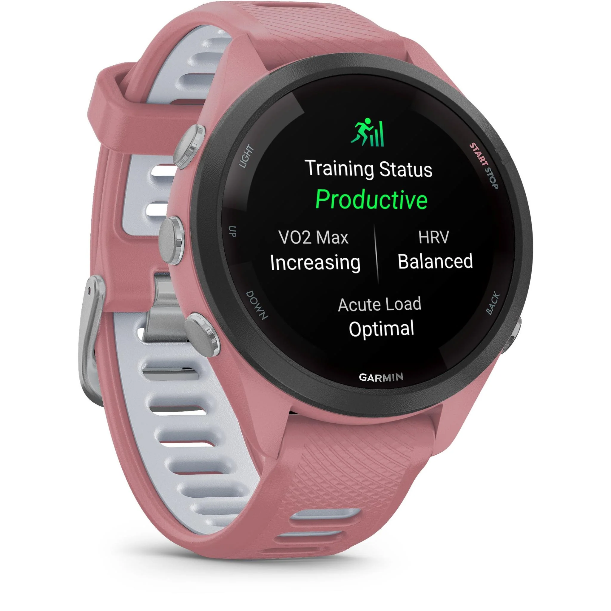 Garmin Forerunner 265S Sports Watch (Pink/White) - Image 3
