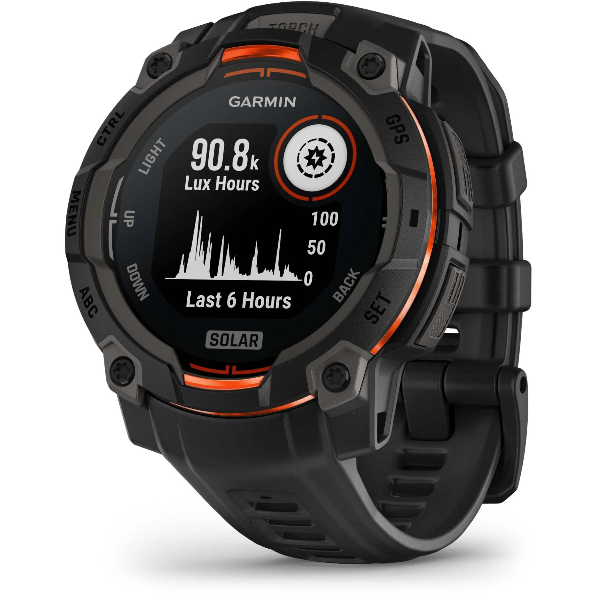 Garmin Instinct 3 45mm Solar Sports Watch (Black) - Image 3