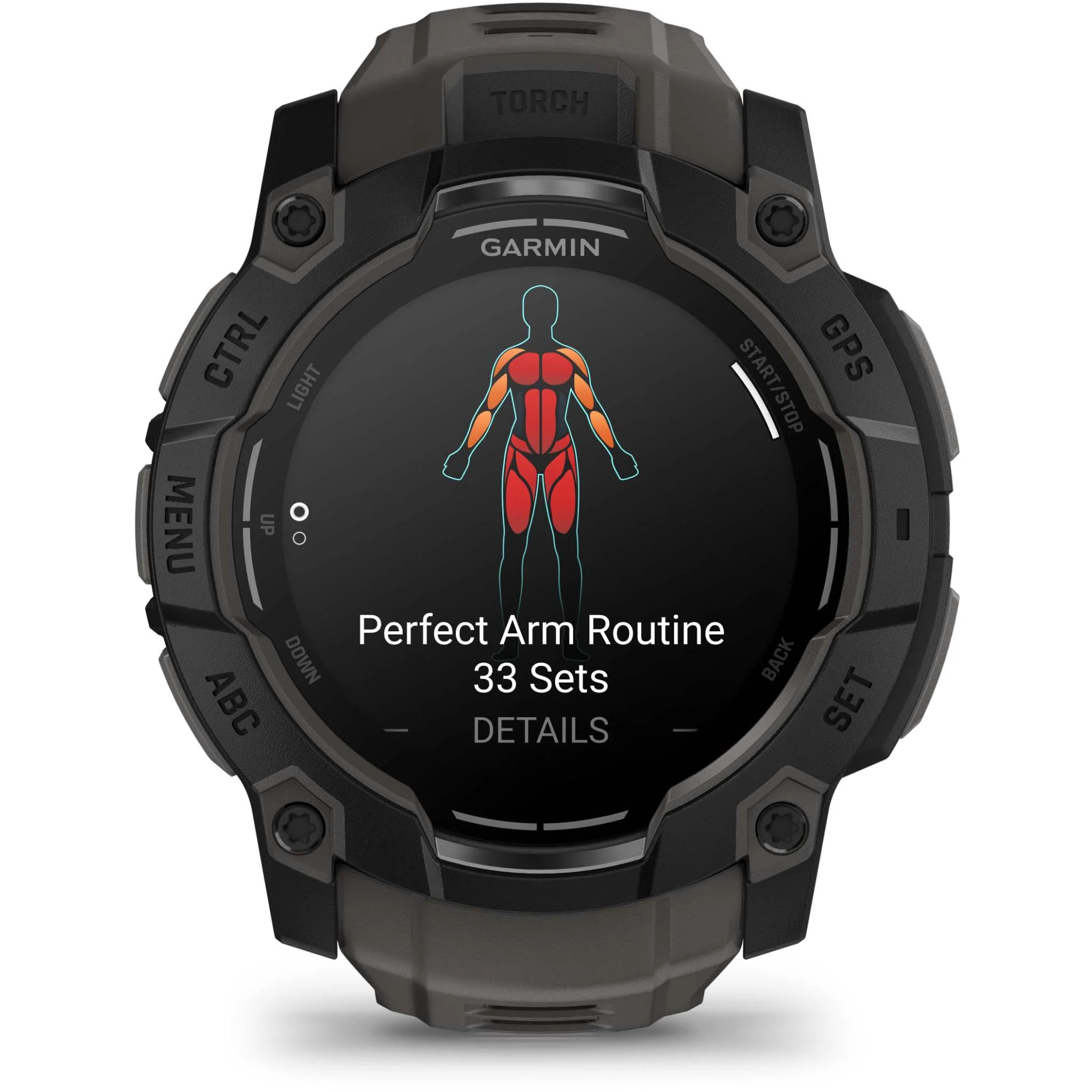 Garmin Instinct 3 50mm AMOLED Sports Watch (Black) - Image 7